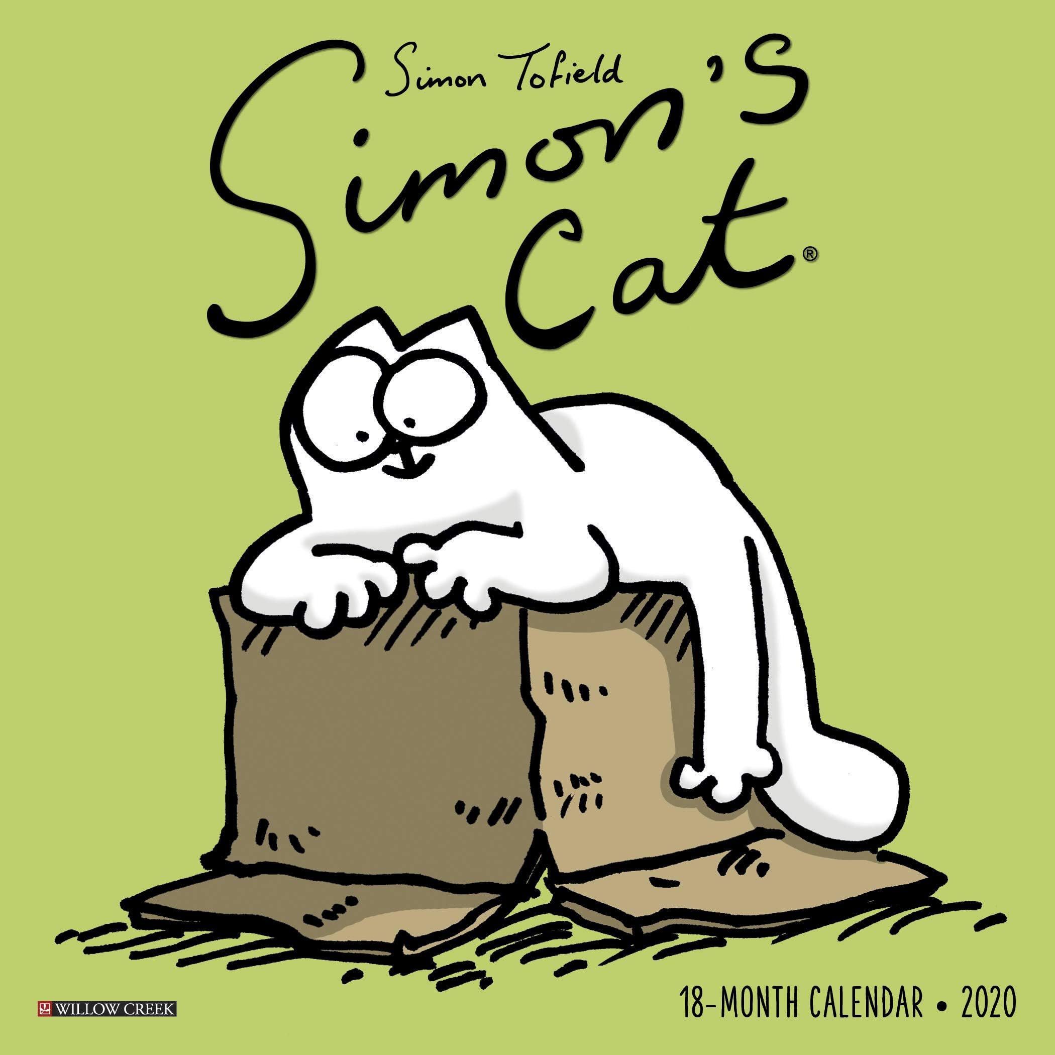 Simon's Cat 2020 Calendar Calendar – Wall Calendar, 2 Aug. 2019