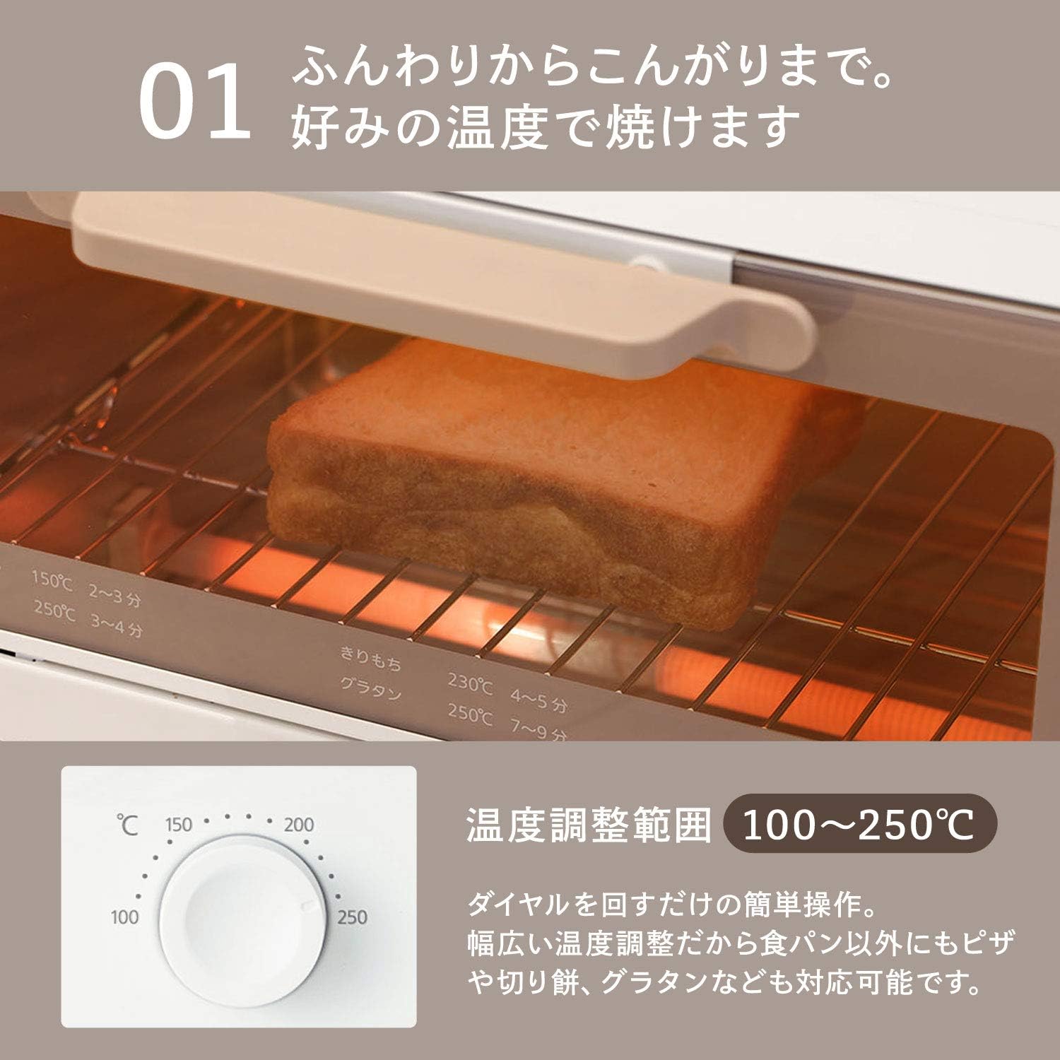 Amazon Dretec ドリテック オーブントースター トレー付 2枚焼き おしゃれ レトロ トースター タイマー 温度調整 100 250 ホワイト Dretec オーブントースター 通販