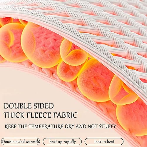 Miniatura 6 de ALVALYND Mantas antiestáticas gruesas en invierno, mantas de vellón de nieve de doble capa, edredón grueso de invierno de doble cara, edredón doble