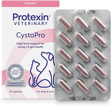 CystoPro Capsules for Dogs and Cats, Bladder Health and Immune System Support, Meat-Free Chicken Flavour, 30 Capsules