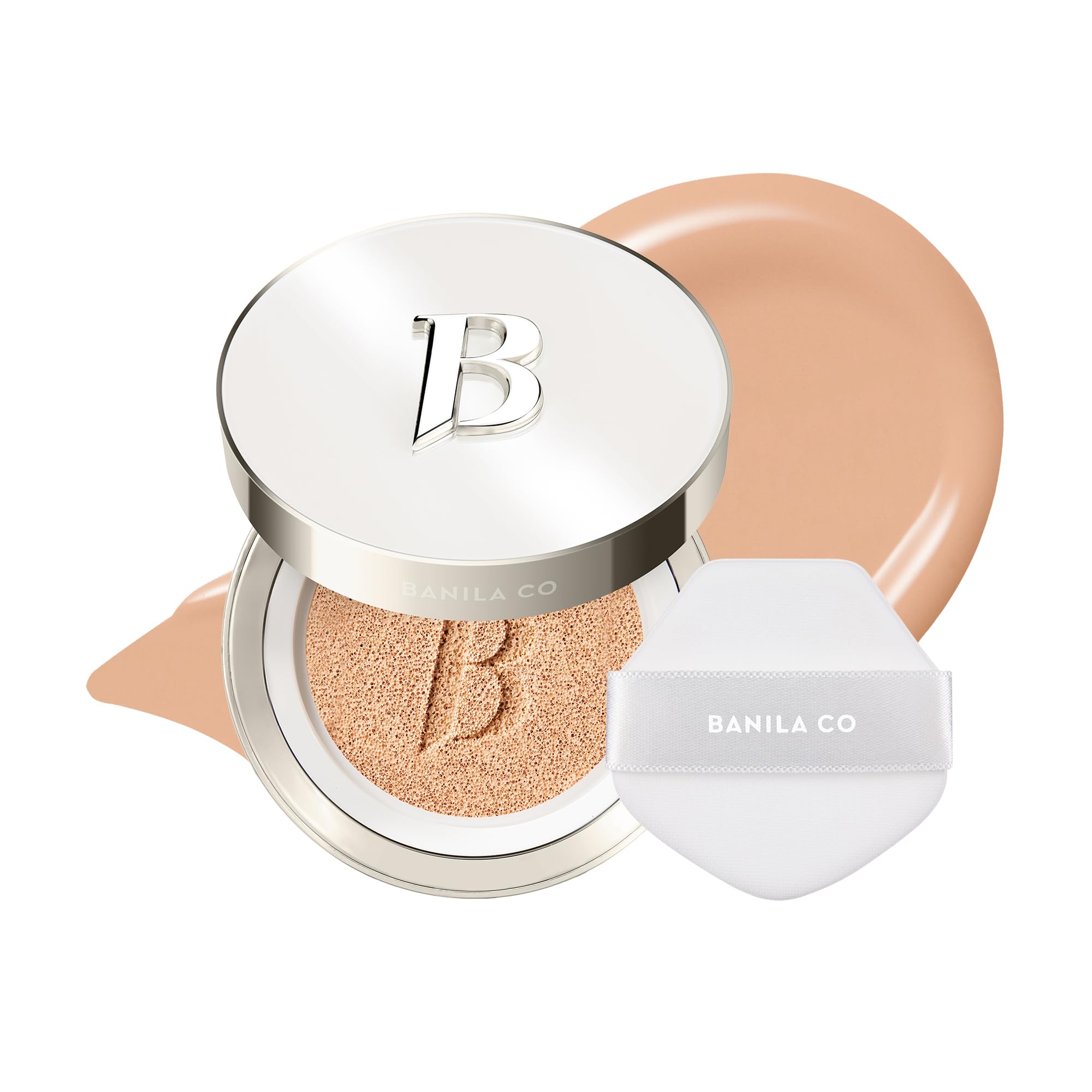 BANILA CO Covericious Ultimate Cover Cushion | Pore Blurring & Seamless Finish | Up to 100HR Long-Wear Matte Foundation | 20 Inclusive Shades | Korean