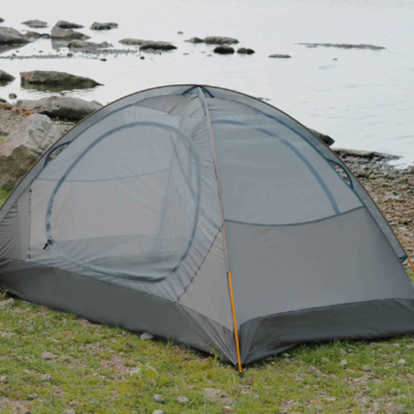 2 Stück Alu-Zeltstangen Kompakt Zeltstangen aus Aluminium Tragbar Faltbar für Camping