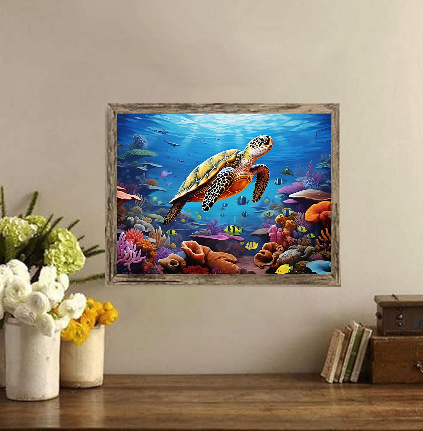 Figured'Art Schilderen op Nummer Volwassenen canvas Honden die poker spelen - Handwerk acrylverf Kit DIY Compleet - 40x50cm zonder frame