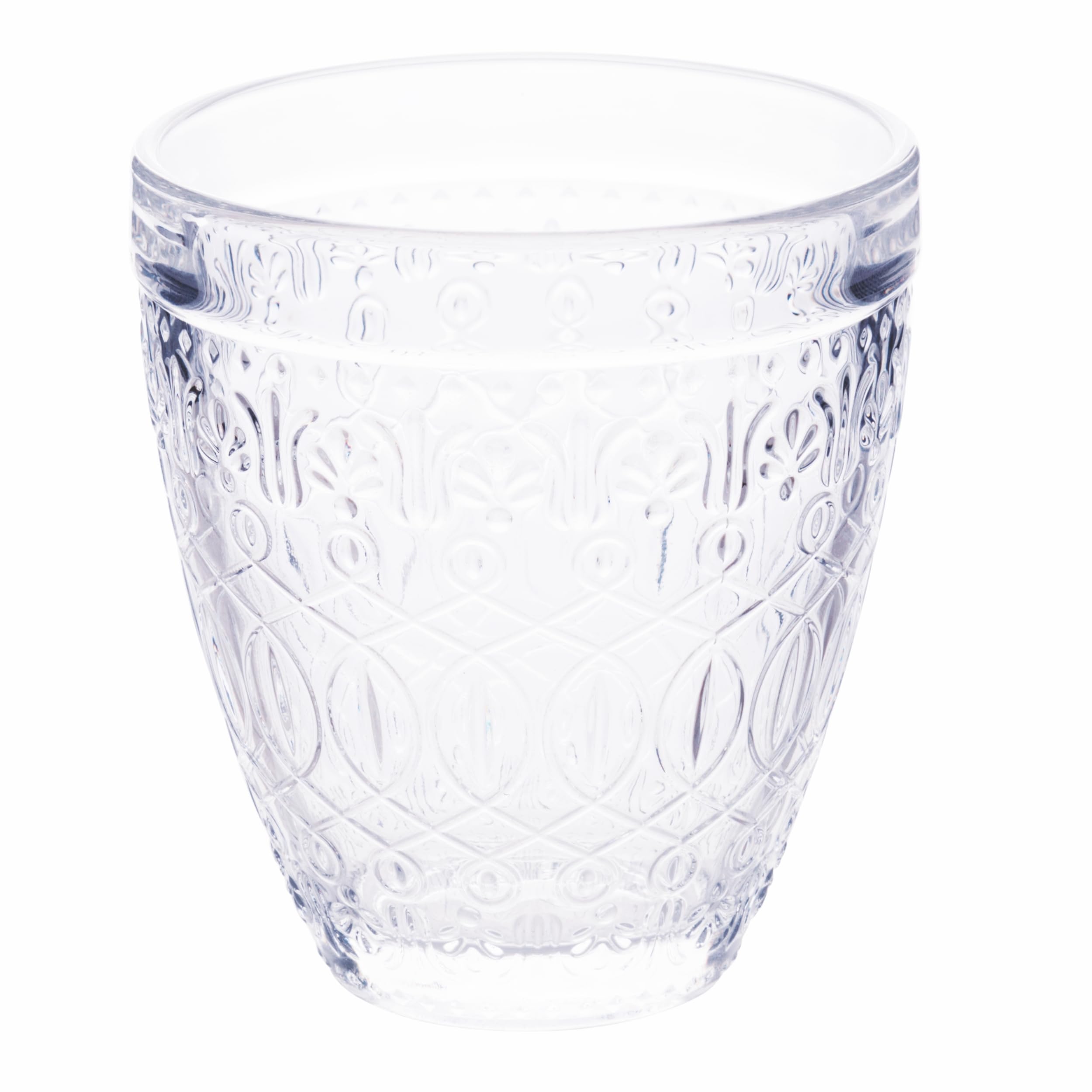 Villa d'Este Home Tivoli 1996 New Marrakech - Juego de 6 vasos de agua (330 ml, cristal, superficie trabajada)