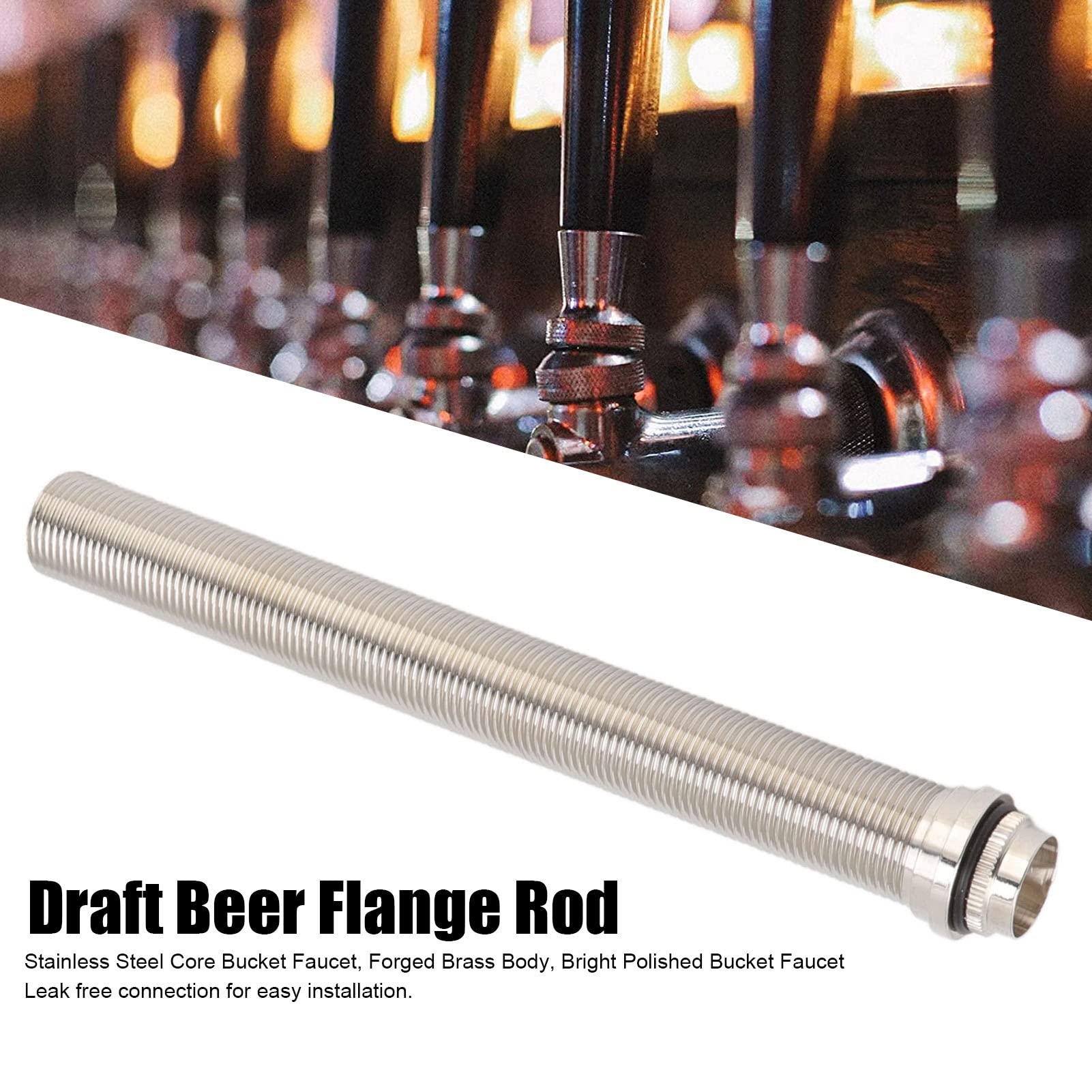 220 Mm Bierhahn-Verschlussflansch, Bierhahn-Verlängerungs-Verschlussflansch für Verstellbaren Fass-Bierspender für das Brauen zu Hause
