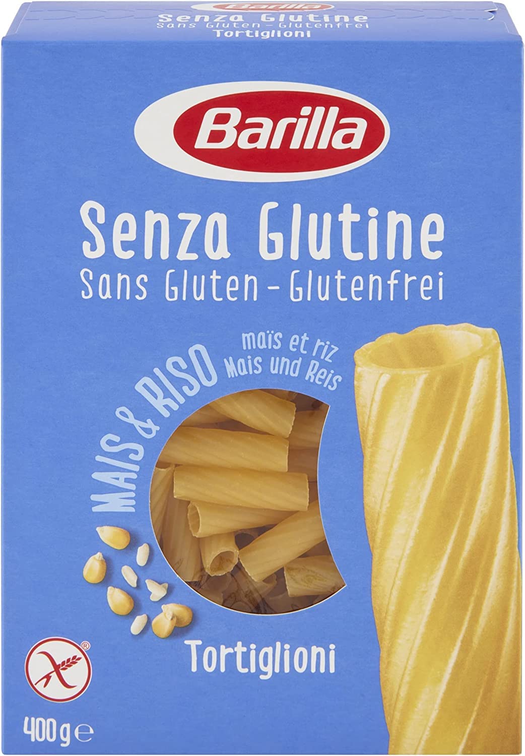 20x Barilla Tortiglioni Pasta 400g Gluten Free!