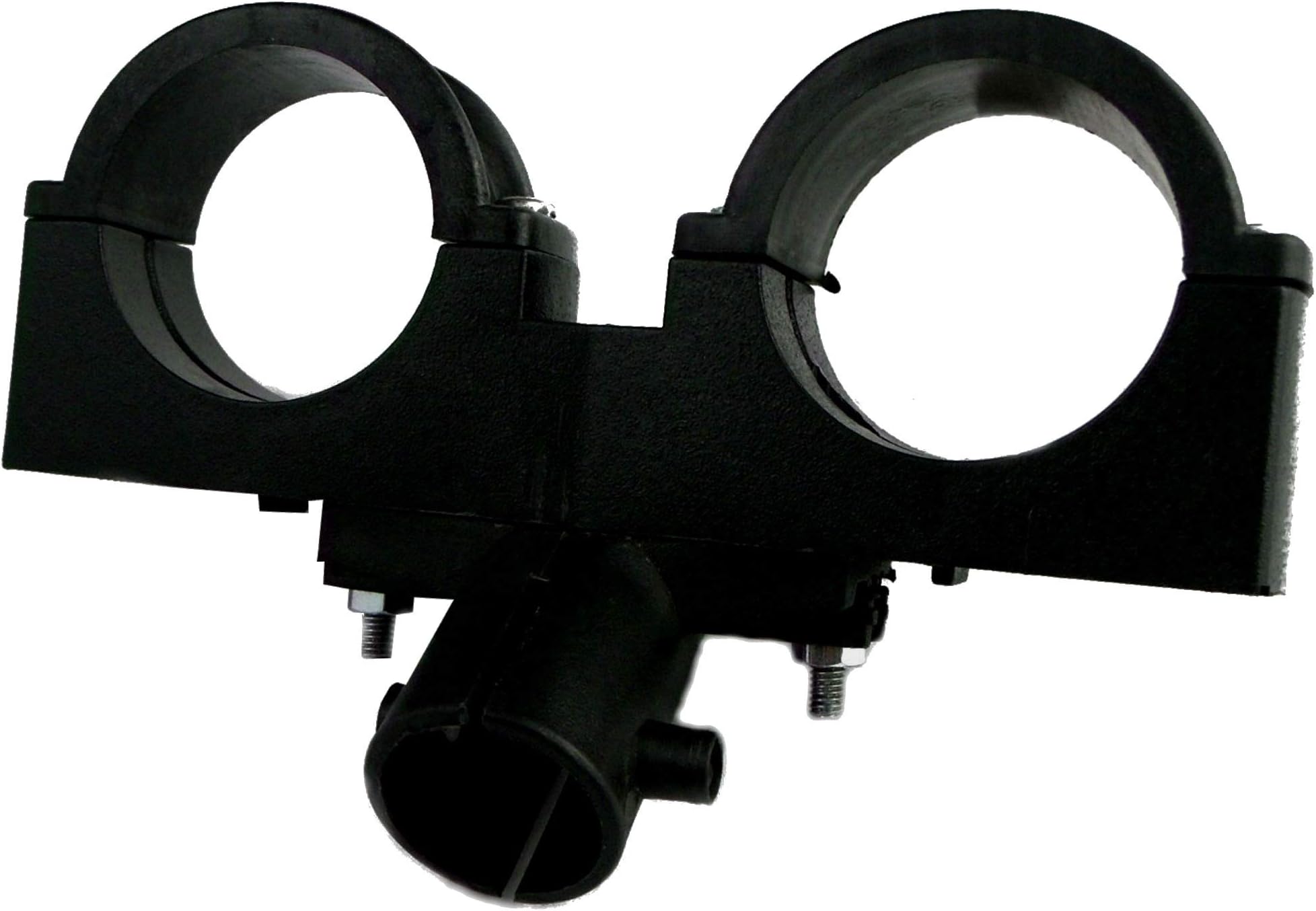 TronicXL Multifeed Holder for 2 LNB LNBs Universal for SAT Bowl Antenna – Multifeed Holder Round – e.g. for Skymaster Satellite Dish Attachment Sat Bowl Multifeed Holder