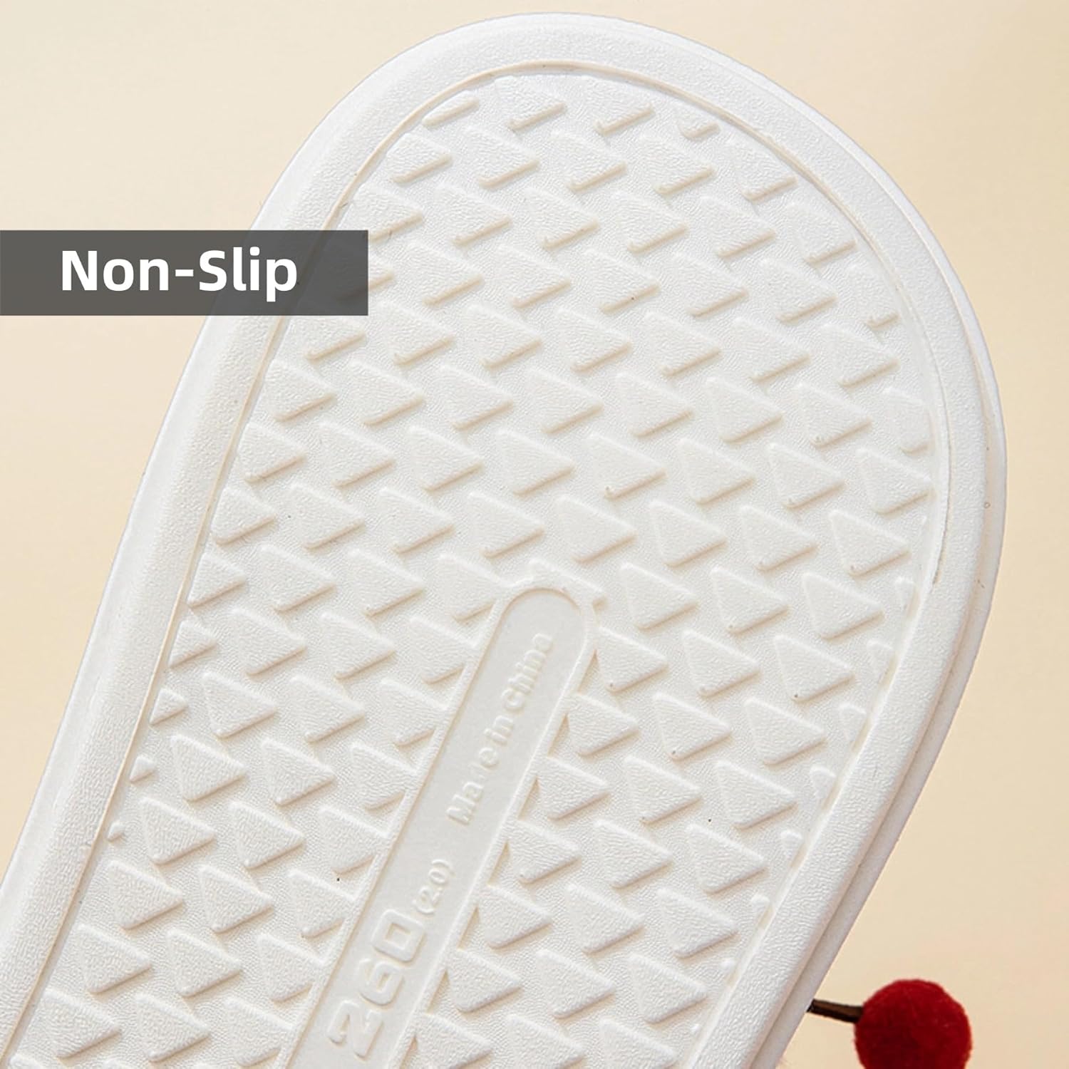 Women's Cherry Slippers Cozy Winter Warm Fuzzy Slippers with Non-Slip Sole Cute Indoor Home Slip On Plush Bedroom House Shoes Gifts - Image 6