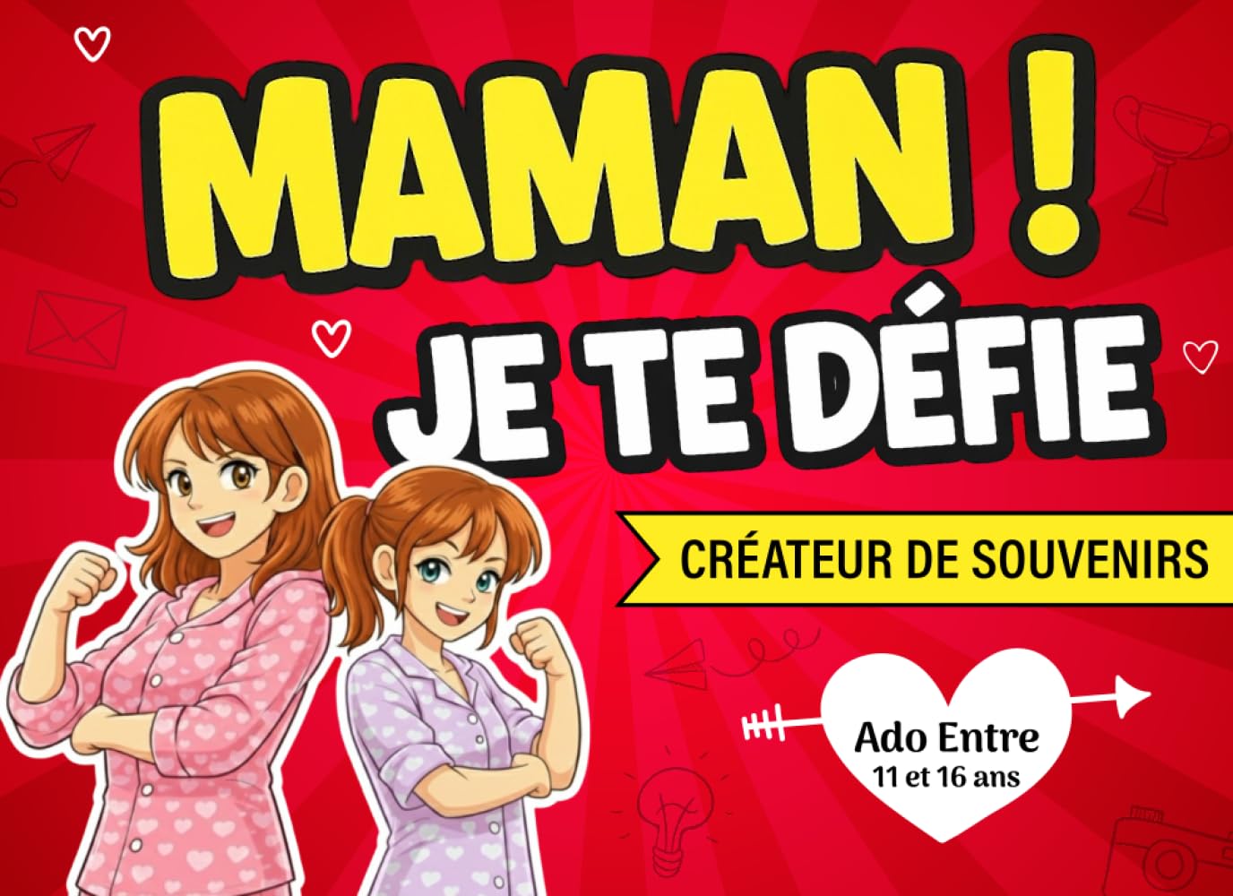 Maman ! Je te Défie: Créateur de souvenirs entre maman et sa fille | Défis, rires et moments complices | Idée cadeau pour la fête des Mères et les anniversaires
