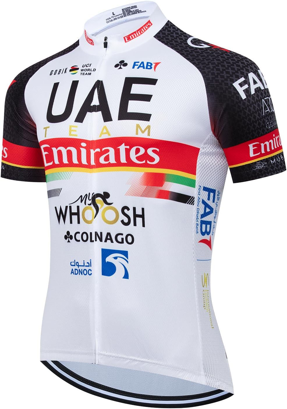 X-CQREG Men's Cycling Bike Jersey Short Sleeve Biking Shirt with 3 Rear Pockets + Zipper Pocket Breathable Quick Dry Bicycle Jersey