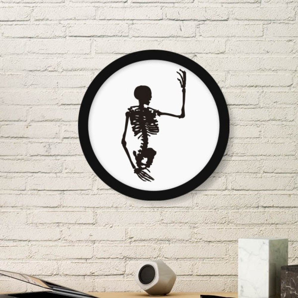 Squelette humain cadre noir déco idée cadeau originale pour passionné d'anatomie