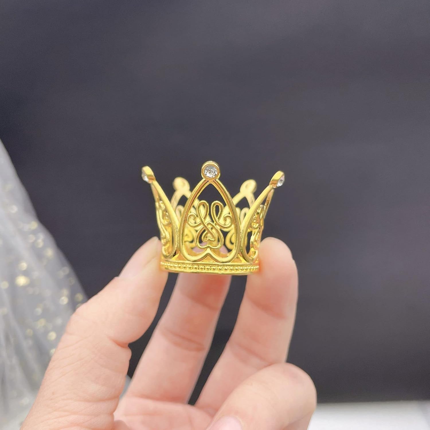 Buy 10 Pcs Crown Cake Topper Crown Tiara Queen Crown Princess Headpiece