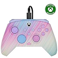 Vista 11 de Turtle Beach Rematch Advanced Wired Gaming Controller Licensed for Xbox Series X S, Xbox One, Windows PC - Colorful, Remappable Buttons, Hair