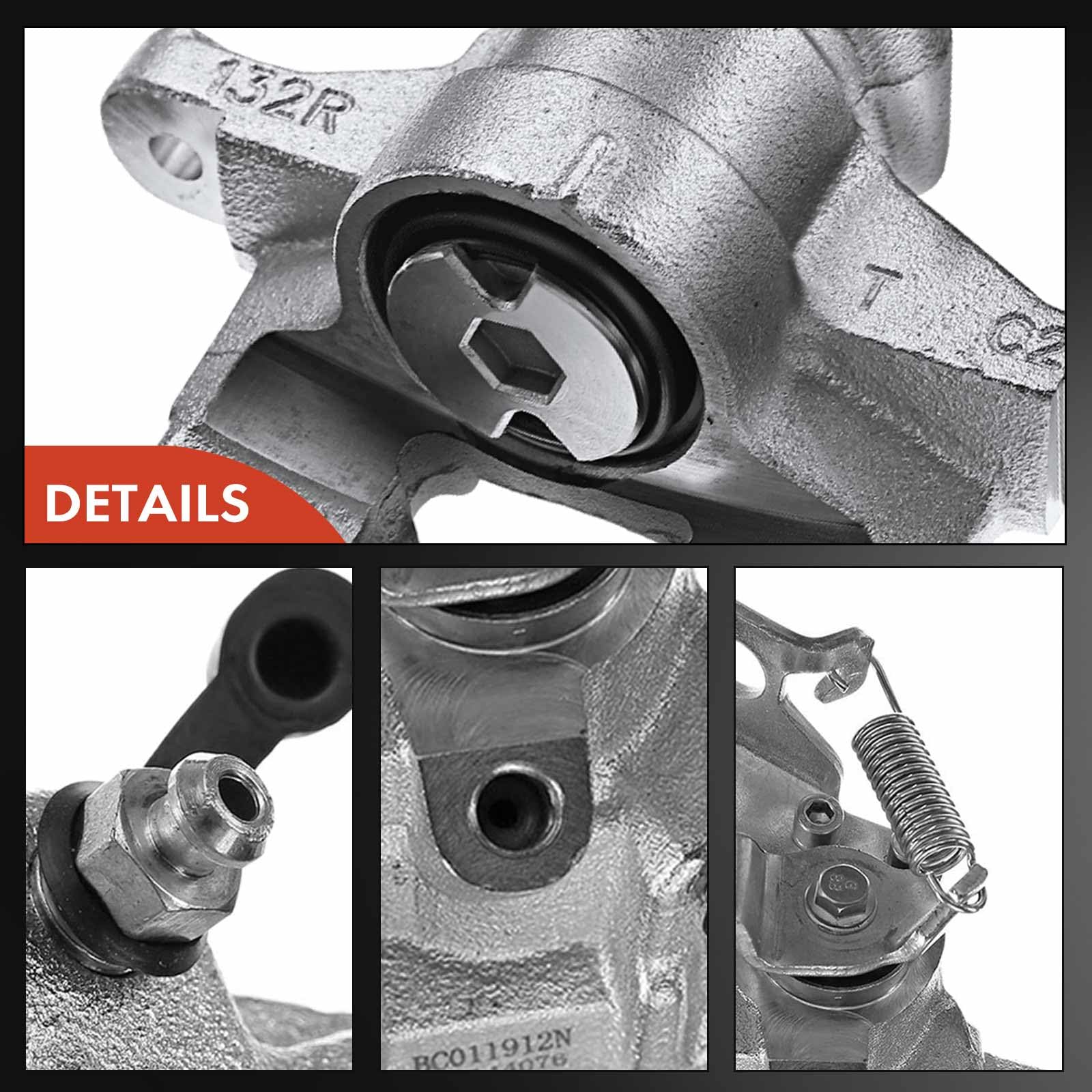 Frankberg Pinza de freno eje trasero derecho Compatible con Mondeo III B5Y 1.8L-3.0L Mondeo III Berlina B4Y 1.8L-3.0L Replace# 1522074 1S712552AE