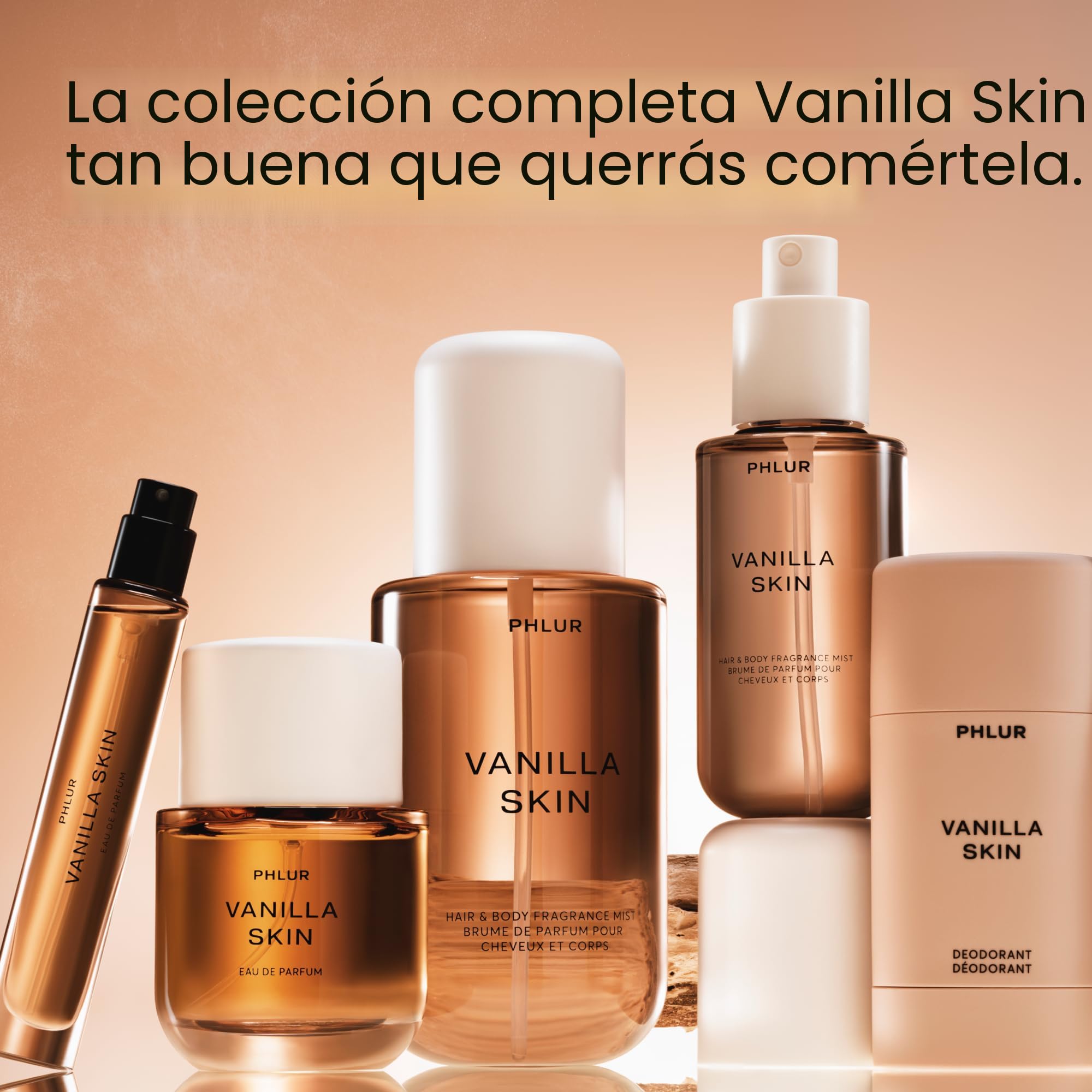 Amazon.com: PHLUR Vanilla Skin Body Mist - Bruma de fragancia para