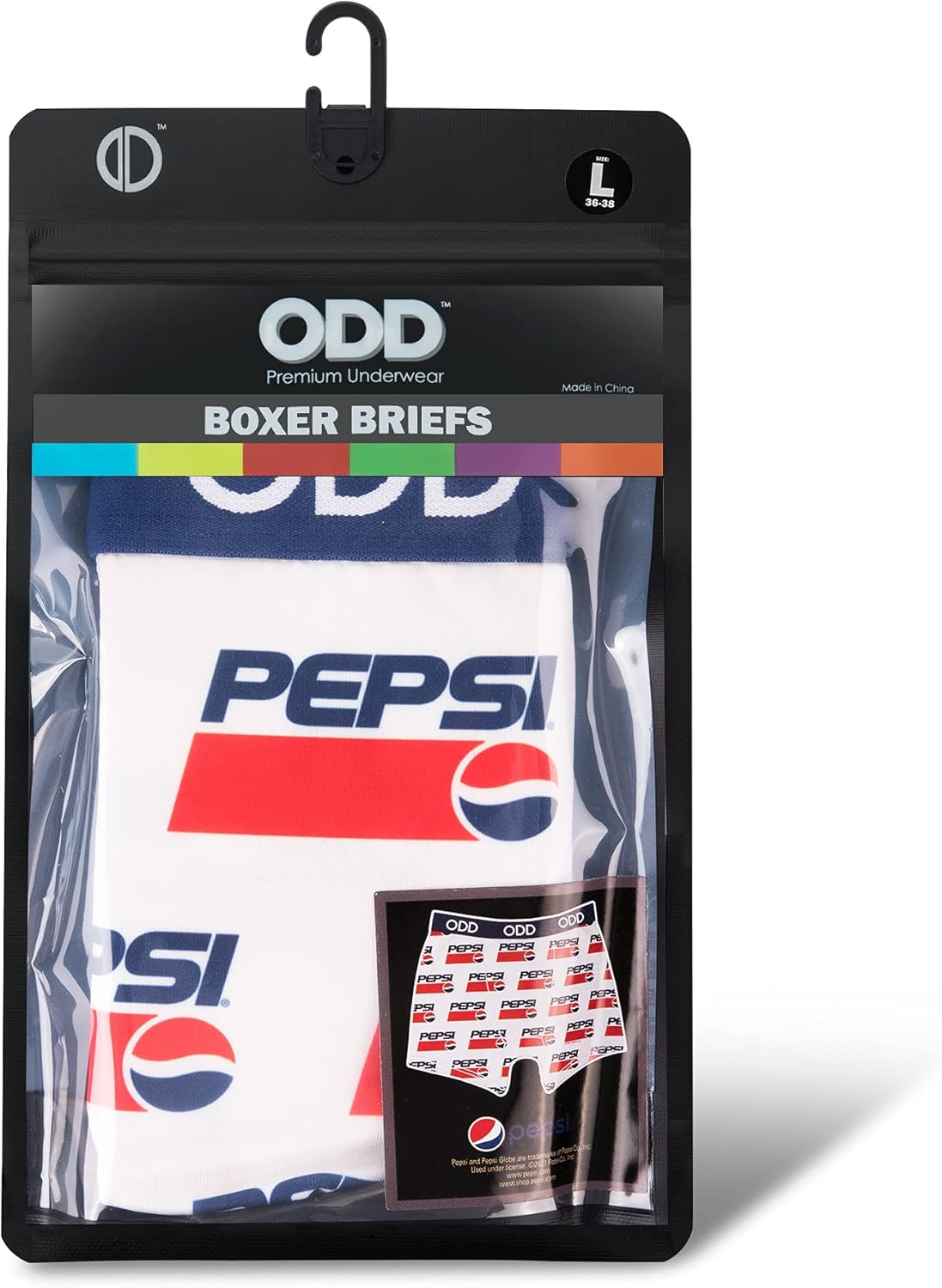 Odd Sox, Pepsi Cool, Men's Boxer Briefs, Funny Novelty Underwear, Small - Image 5
