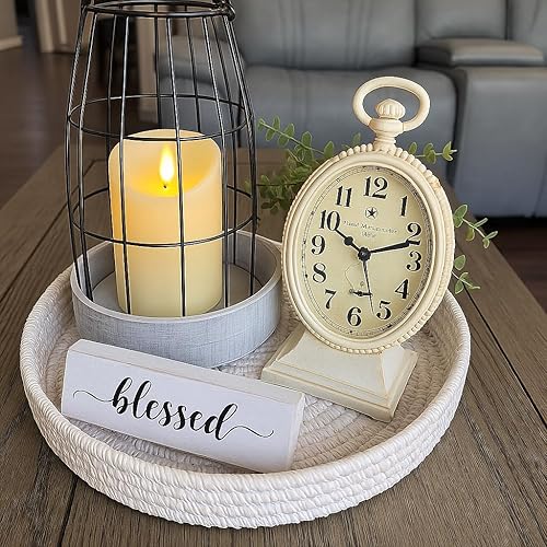 Miniatura 3 de Lezonic Velas parpadeantes recargables sin llama que funcionan con pilas con control remoto y temporizador, paquete de 3 (3 pulgadas de profundidad