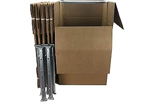 Amazon Basics Wardrobe Clothing Box with Bar for Moving