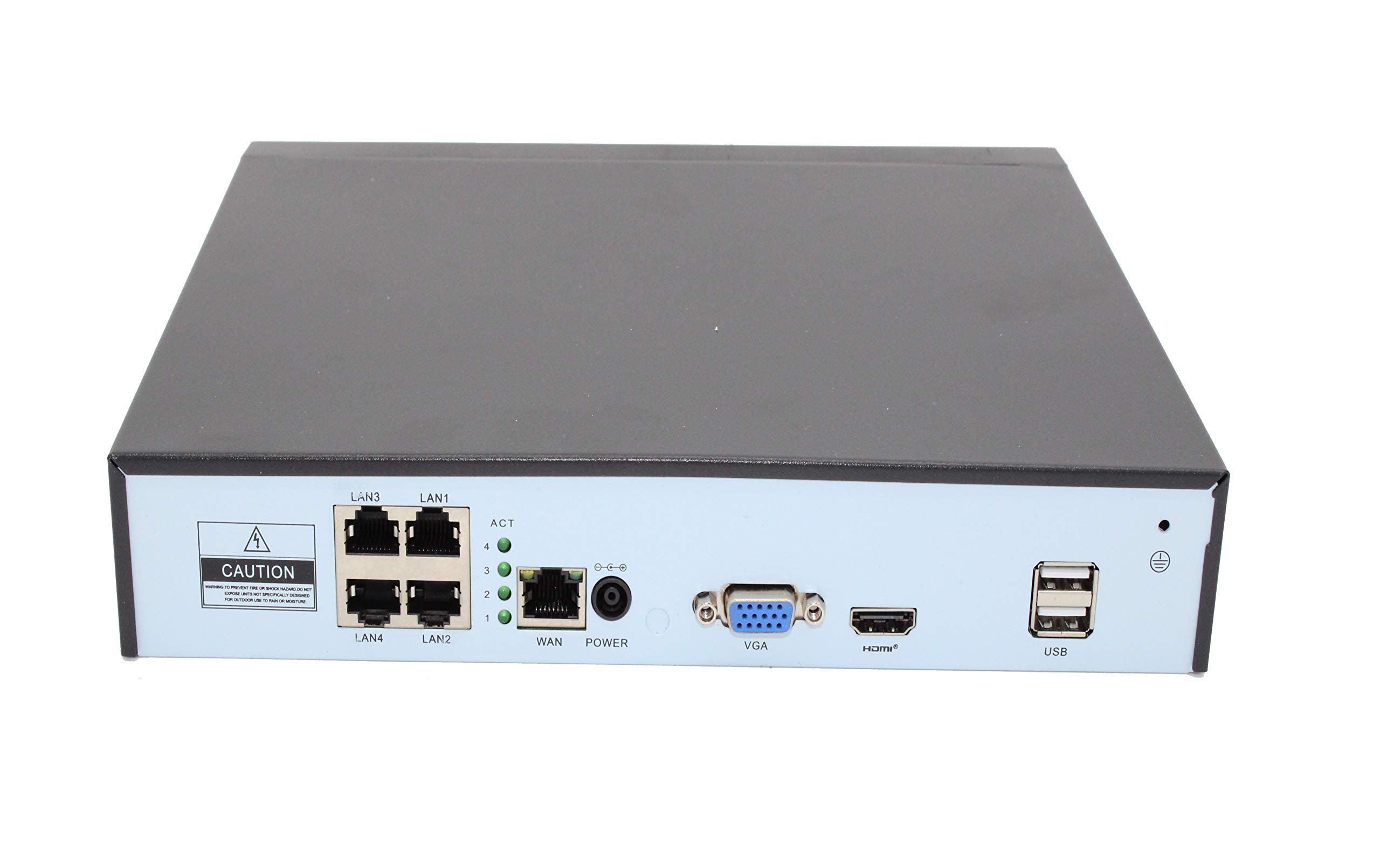 KIT VIDEOSORVEGLIANZA COMPLETO NVR POE 4 CANALI 4 TELECAMERE 2MPX IP NVR+4 TELECAMERE+CAVO DI ALIMENTAZIONE