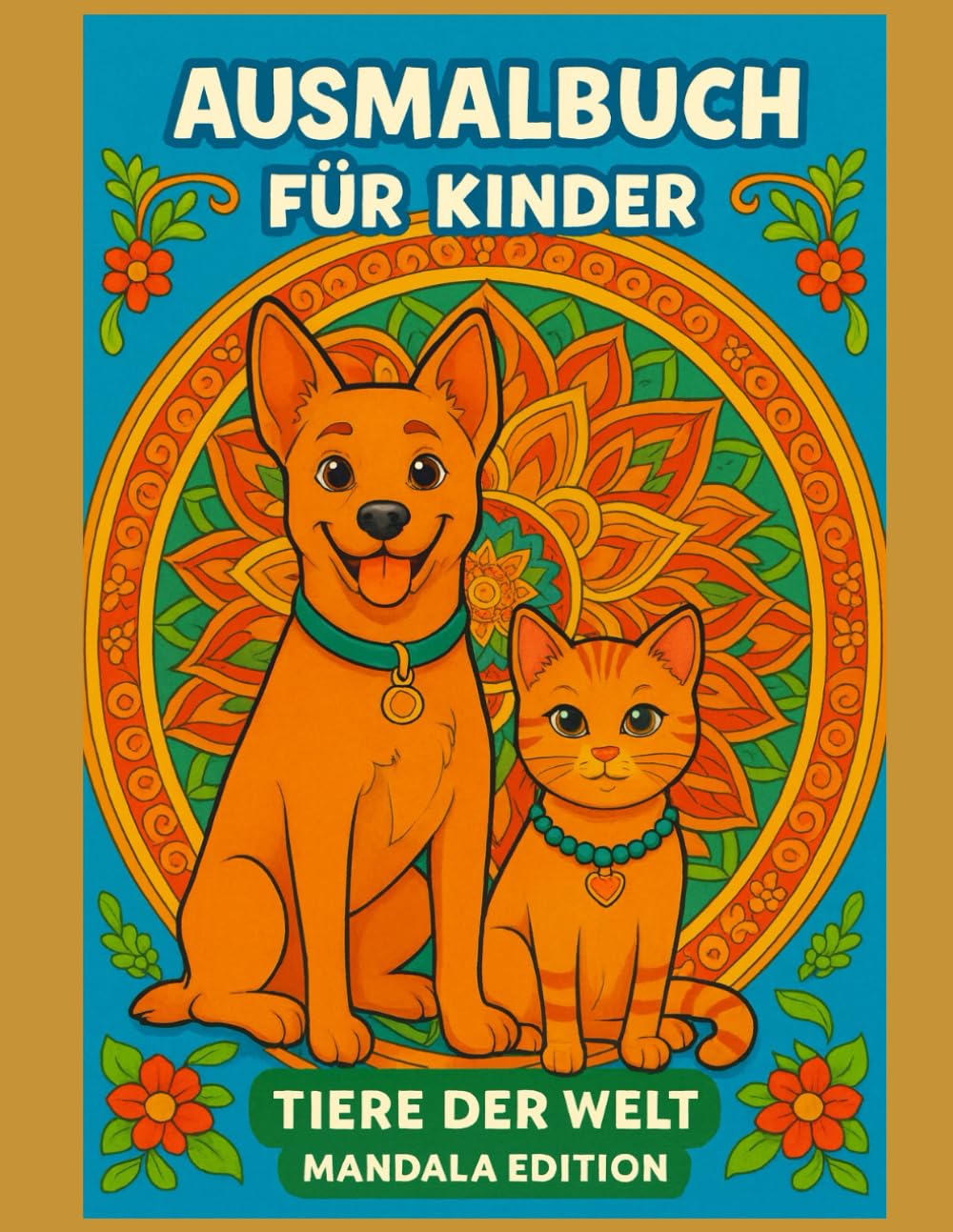 Tiere der Welt Mandala Edition: Ausmalbuch für Kinder