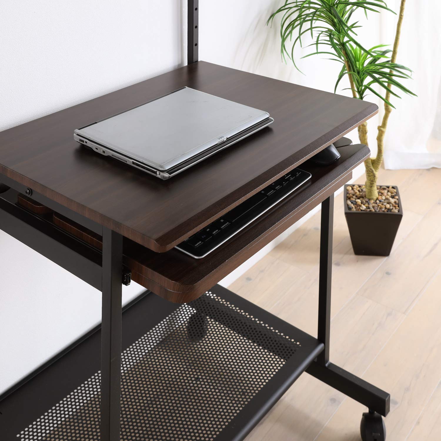 白井産業 パソプリ パソコンデスク PCデスク パソコンデスク パソプリ PPR-8580DESK 白井産業 【お客様組立品