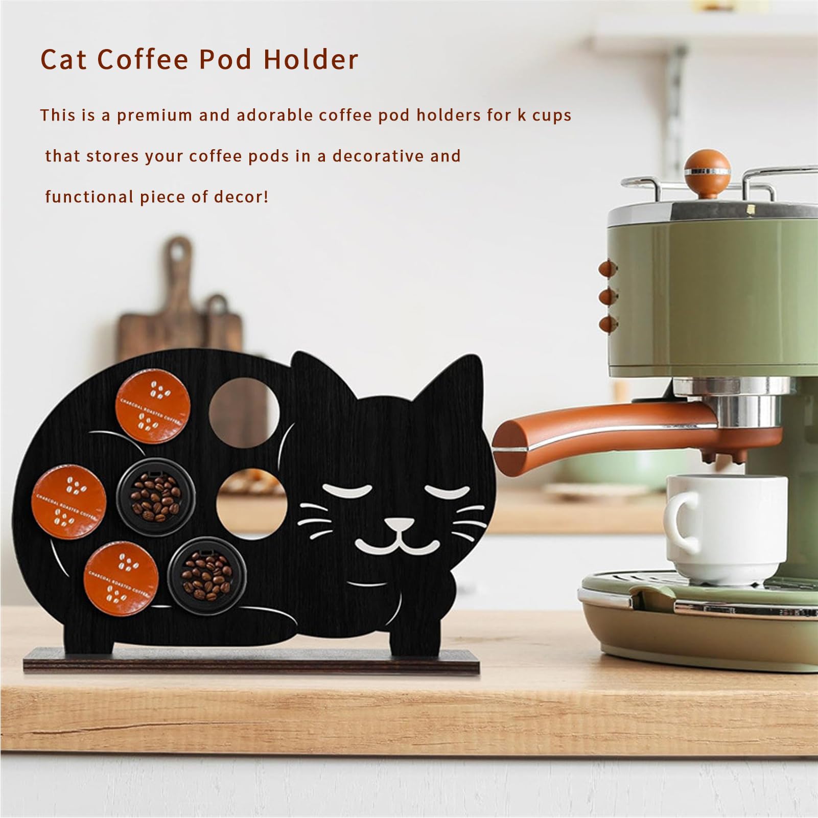 Amazon.co.jp: YUNXIOLER 猫型コーヒーメーカー、Kカップホルダー用