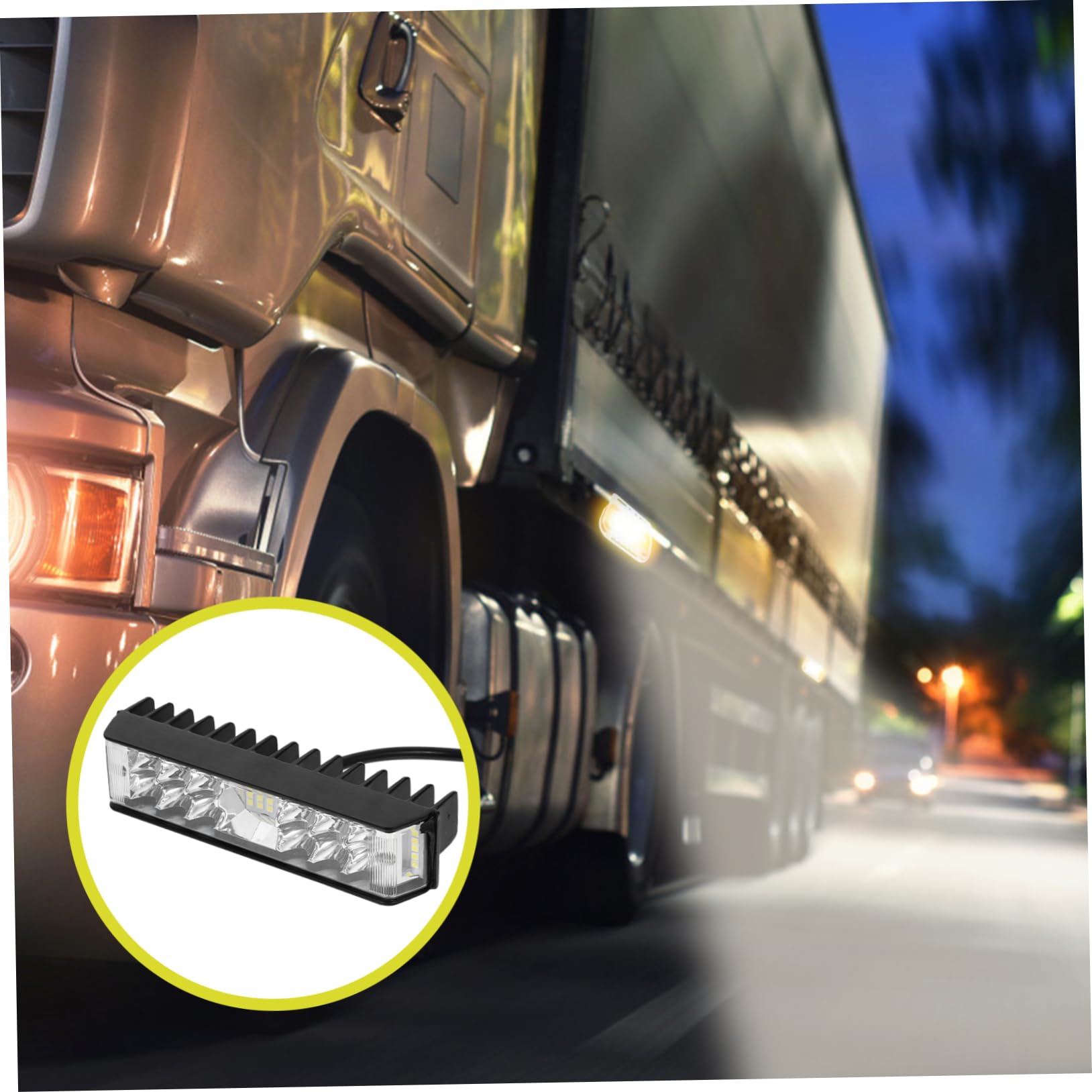 1Paio Luci LED per Professionali Lampade Anteriori per Illuminazione per Guida Notturna e Off Road Facile Installazione