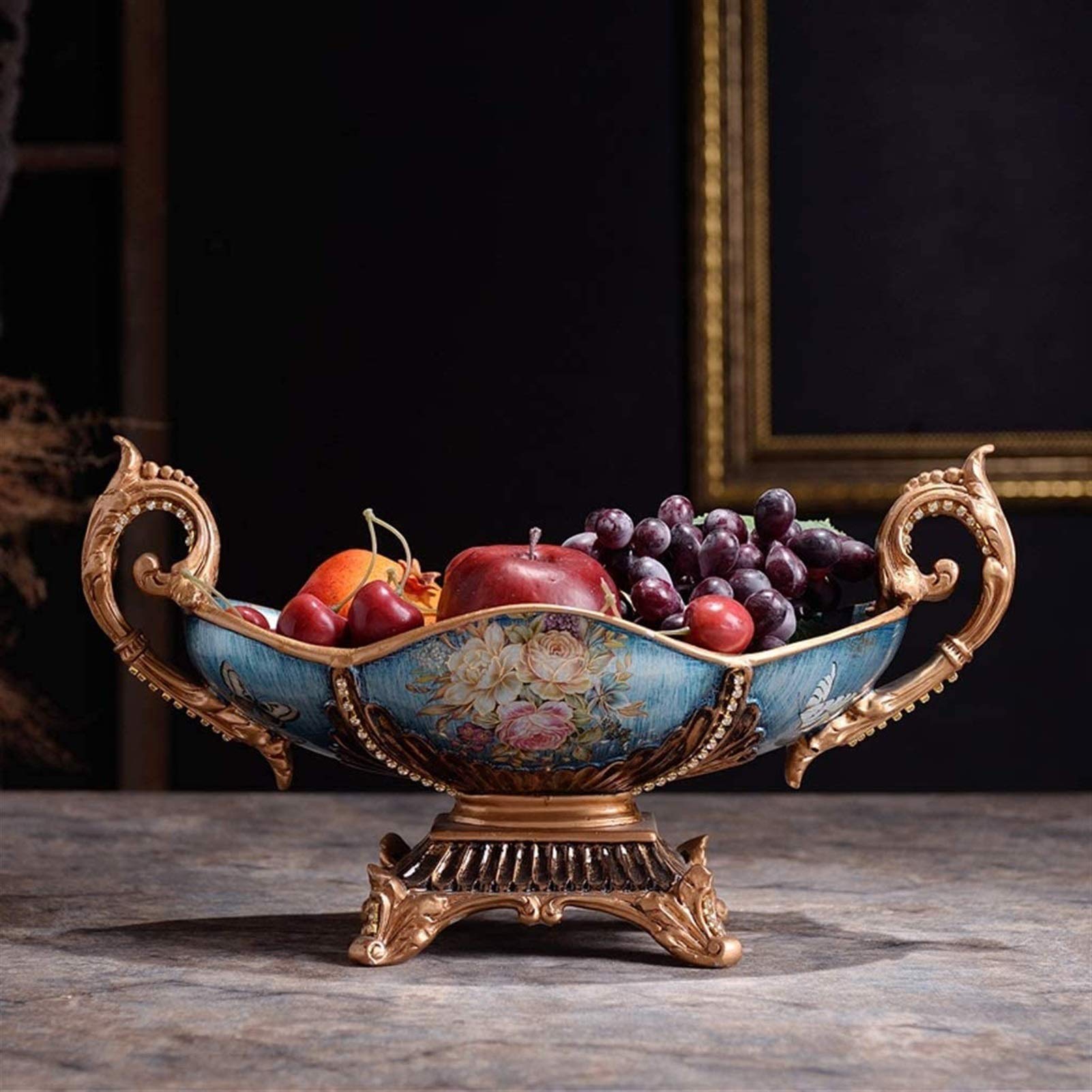 Coppette di Frutta Platone de Frutas Europeo, Platone de Frutas de Resina de, Mesa de Centro Retro Platone de Frutos Secos Decoración Moderna Fruttiera Decorativa
