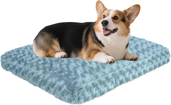 Dog Bed Washable Pet Bed for Small Dogs and Cat, Blue M