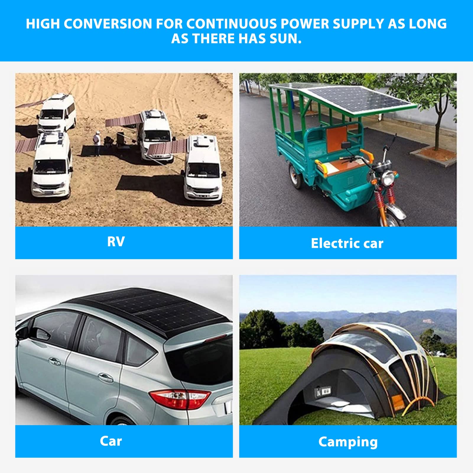 Kit de mantenimiento portátil para luces solares calle 100 solares cargador solar con panel monocristalino batería integrada para coches diseño compacto y resistente