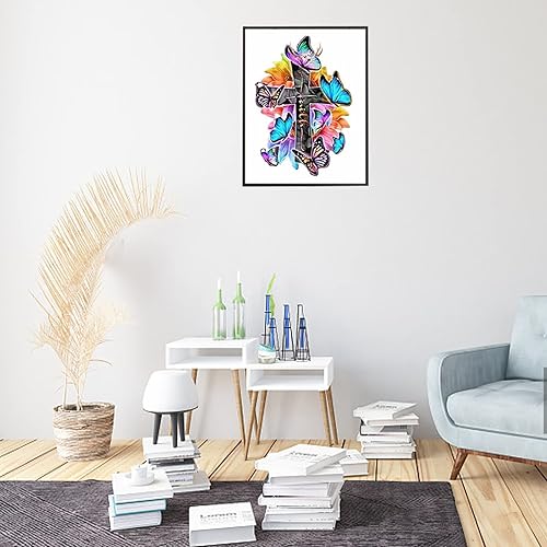 Miniatura 2 de Kits de arte de pintura de diamantes para adultos, kits de arte de diamantes de bricolaje con puntos de diamante de taladro completo, pintura de