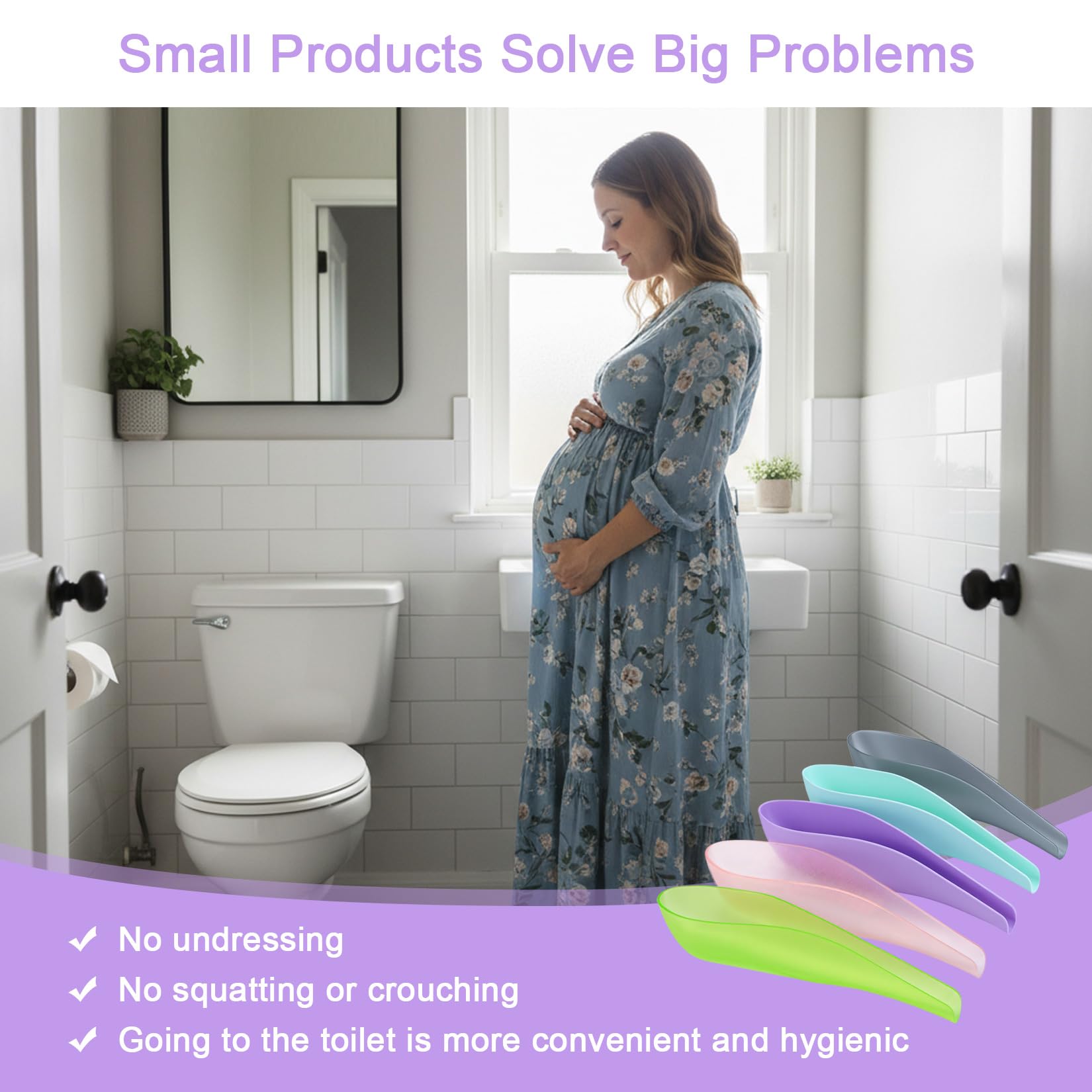 Orinal Femenino Portátil para Orinar de Pie, Embudo de Viaje Reutilizable para Mujer, Accesorio de Baño para Camping y Senderismo