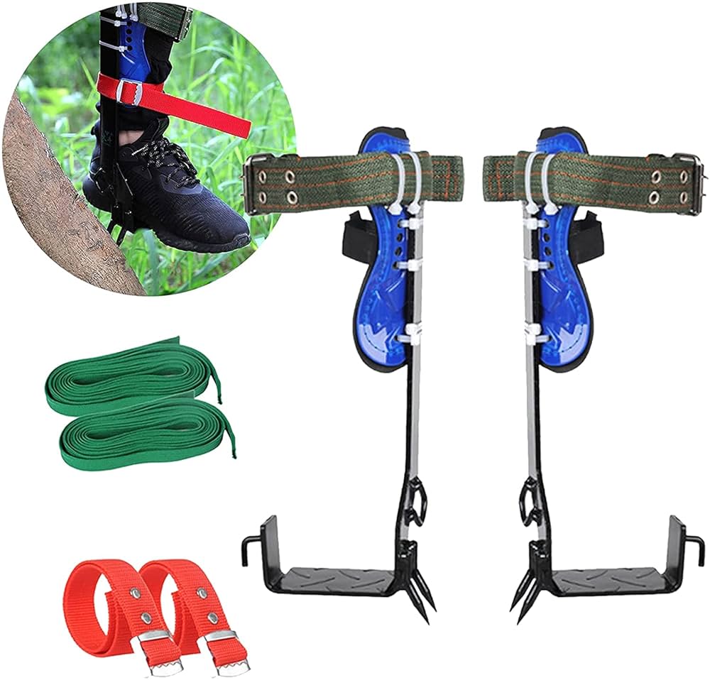 Amazon.co.jp: timiland 木登り器 木登り道具 昇柱器 直立木登り