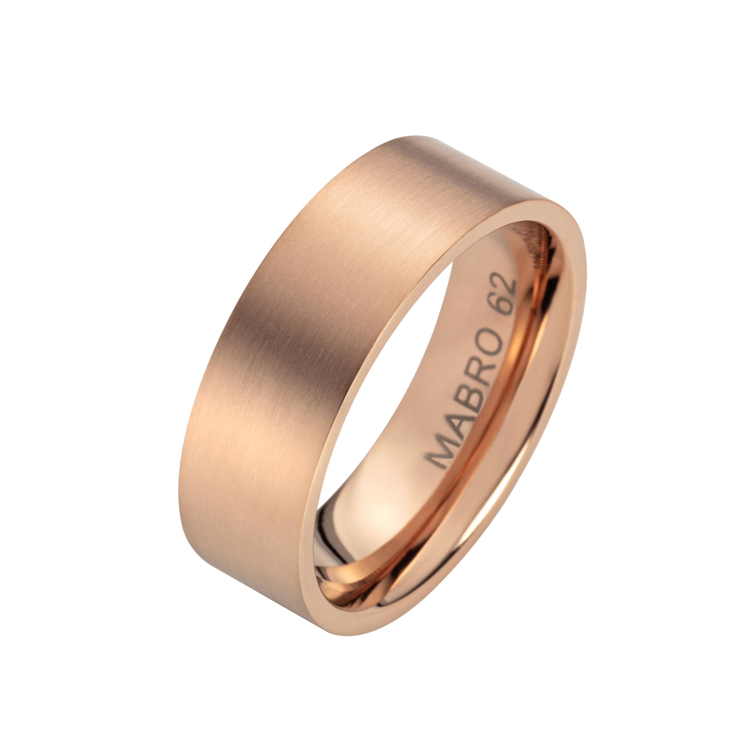 Partnerringe & Eheringe Edelstahl Rosé – Ring Set Damen Herren – Paar Trauringe mit Zirkonia – Freundschaftsringe mit Gravur – Modell 3736