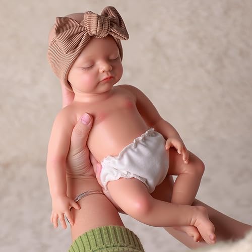 Miniatura 3 de BABESIDE Muñeca de bebé de silicona de 16 pulgadas, muñeca realista recién nacida, muñeca de bebé recién nacida, muñecas de bebé recién nacidas,