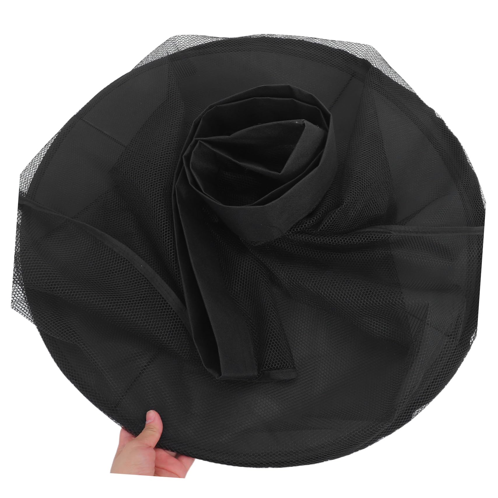 Yardwe Borsa a Rete per Palloni Sportivi Grande in Mesh Nero