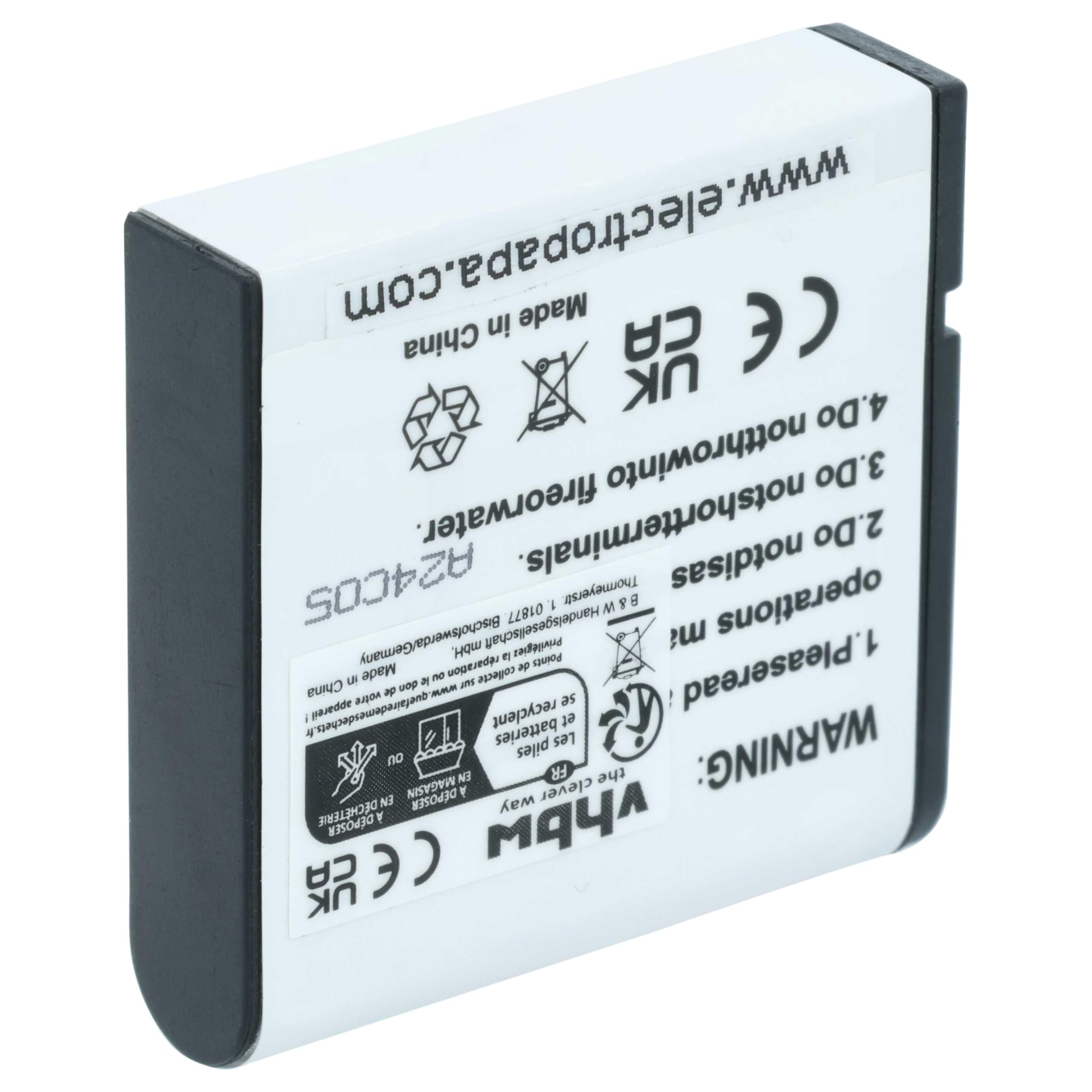 3 x zestaw baterii VHbw 950 mAh do aparatu zastępuje Samsung SLB-1237, Epson EU-94, EPALB2, B31B173003CU, B32B818242, Sigma BP-31