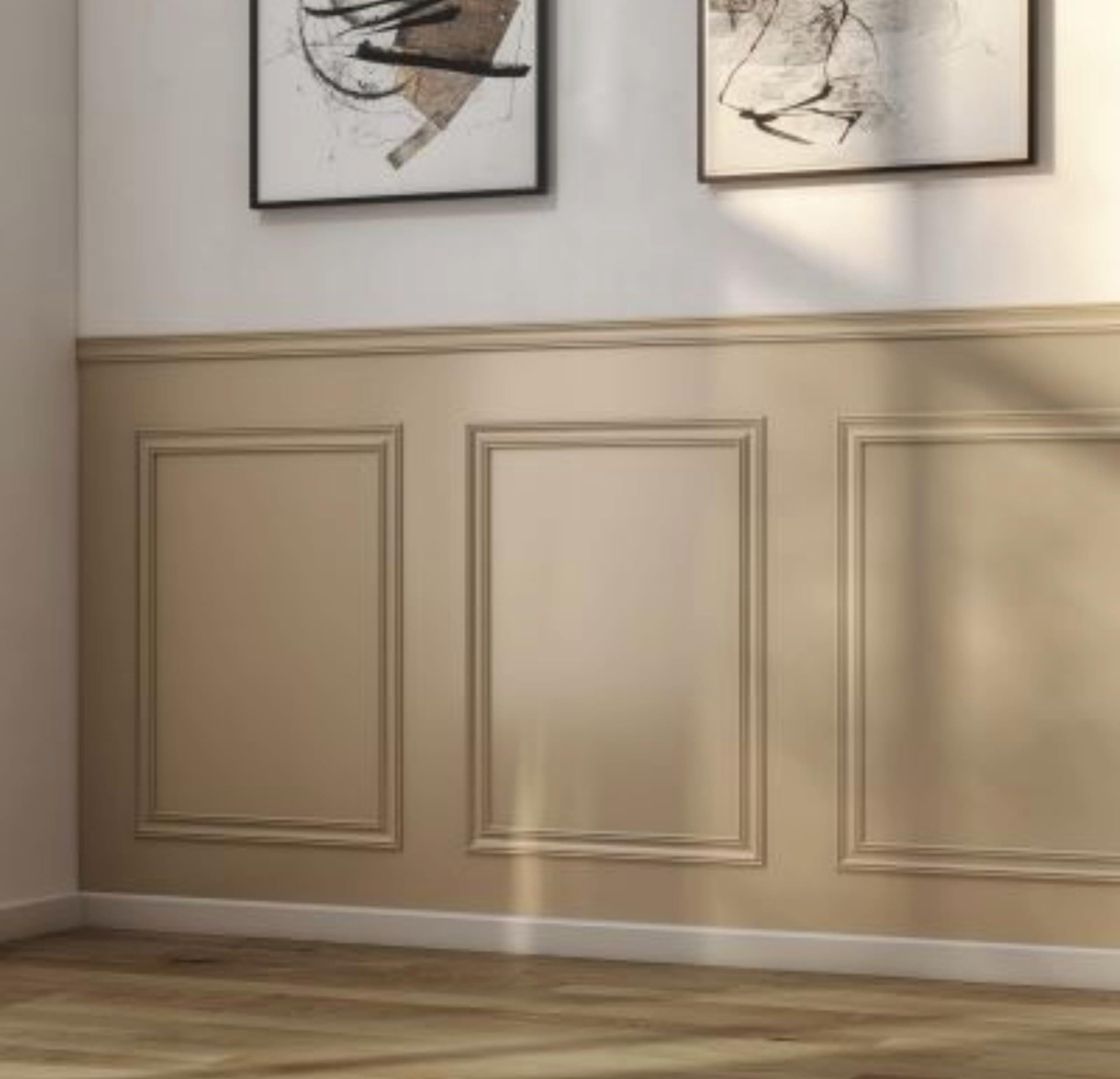 Snowdon Natural Cheshire Mouldings, Pine Slim Dado Wall Panelling Kit, 5 Pack, (H) 2000Mm (W) 45Mm (T) 9Mm, Home And Interior Wpkt5