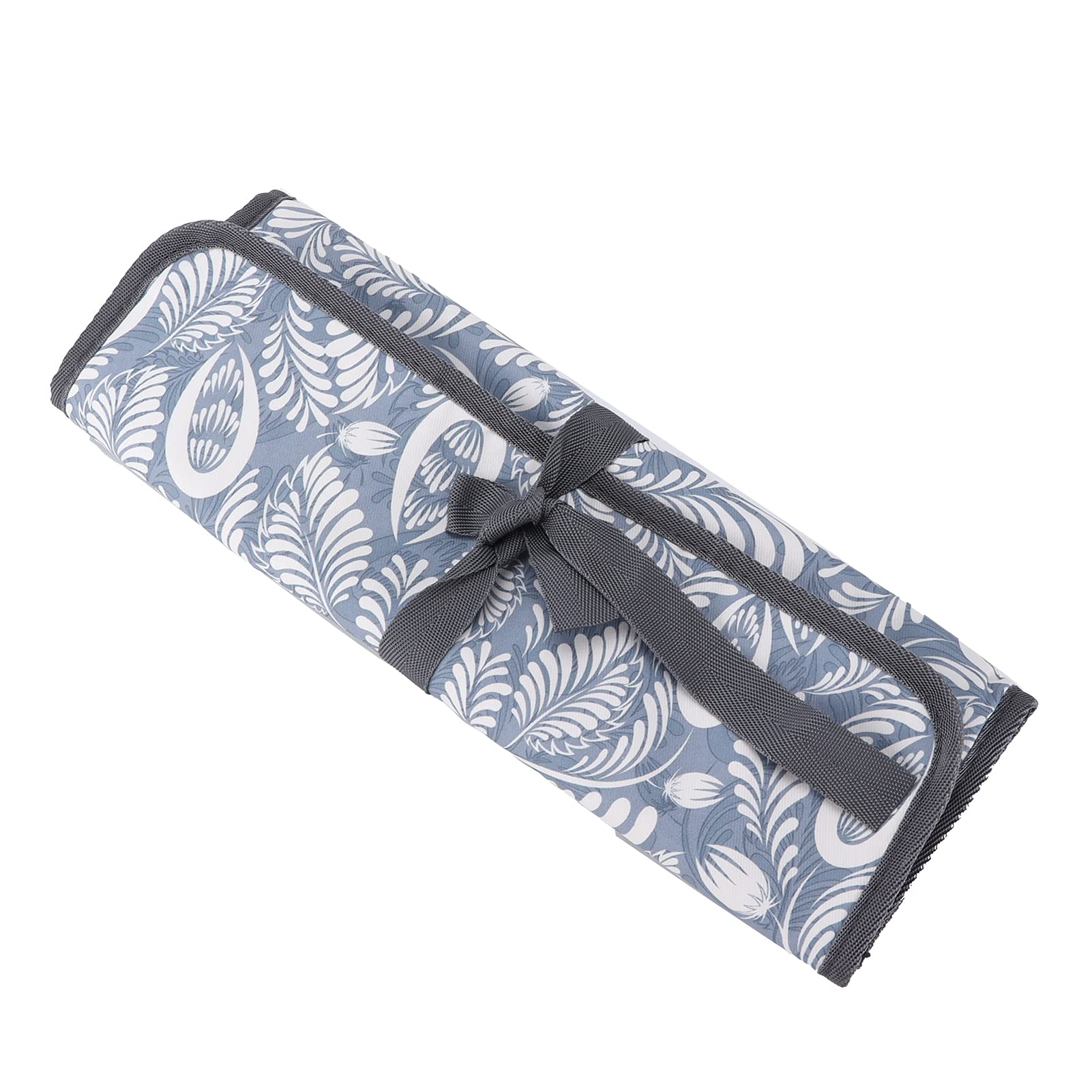 Generic Needle Storage Bag, Keep Things Neat and Orderly Perfectly Designed Knitted Bag Knitting Needles Organizer for Store Crochet Accessories for Knitting Lover(Grey Waist Valley Flower)