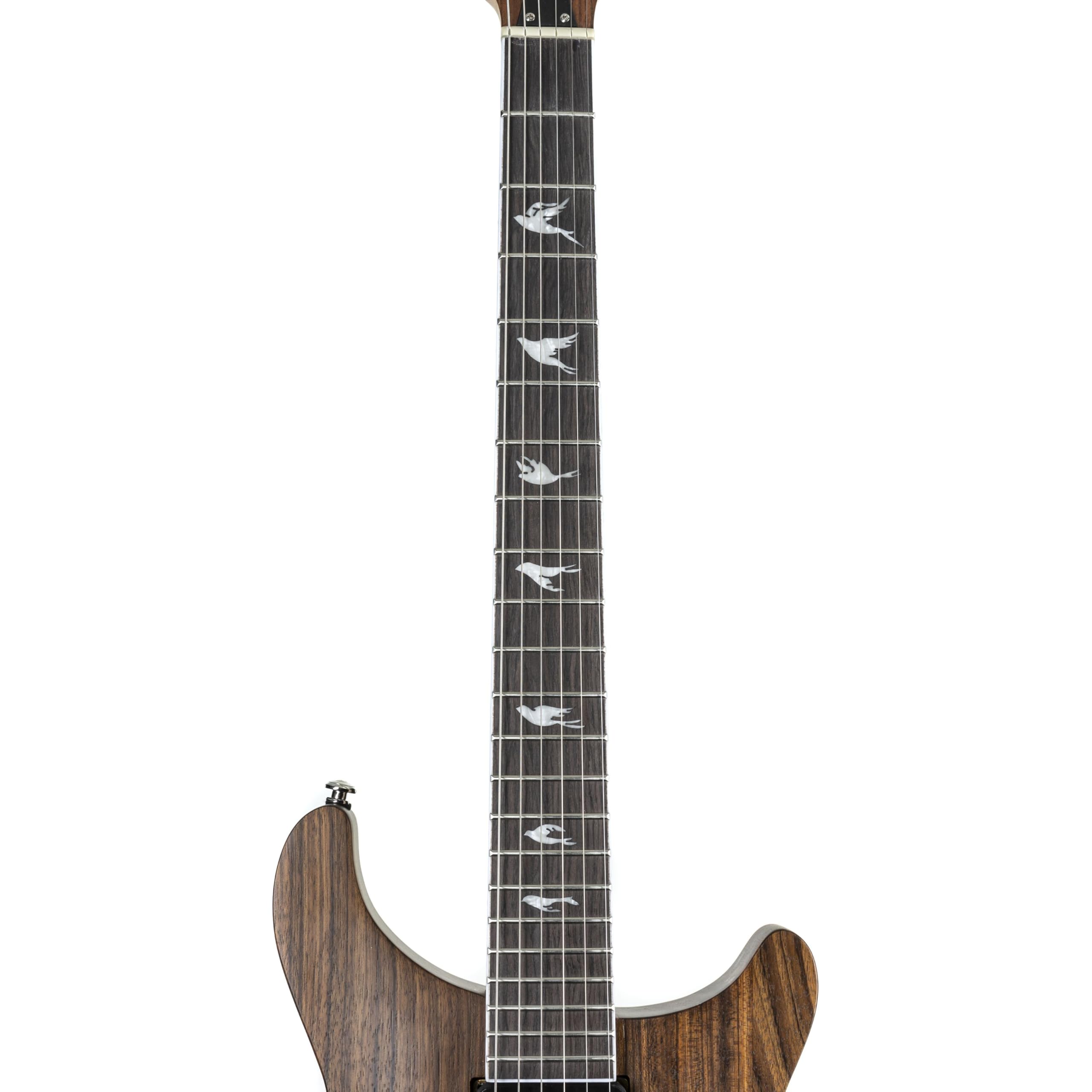 J & D Duke-20 Natural E-Gitarre, Duke Series, Ovangkol Korpus, Ahorn Hals, Wilkinson Humbucker, Wilkinson WVP Knife Edge Vibrato, Satin Finish, Geeignet für Einsteiger