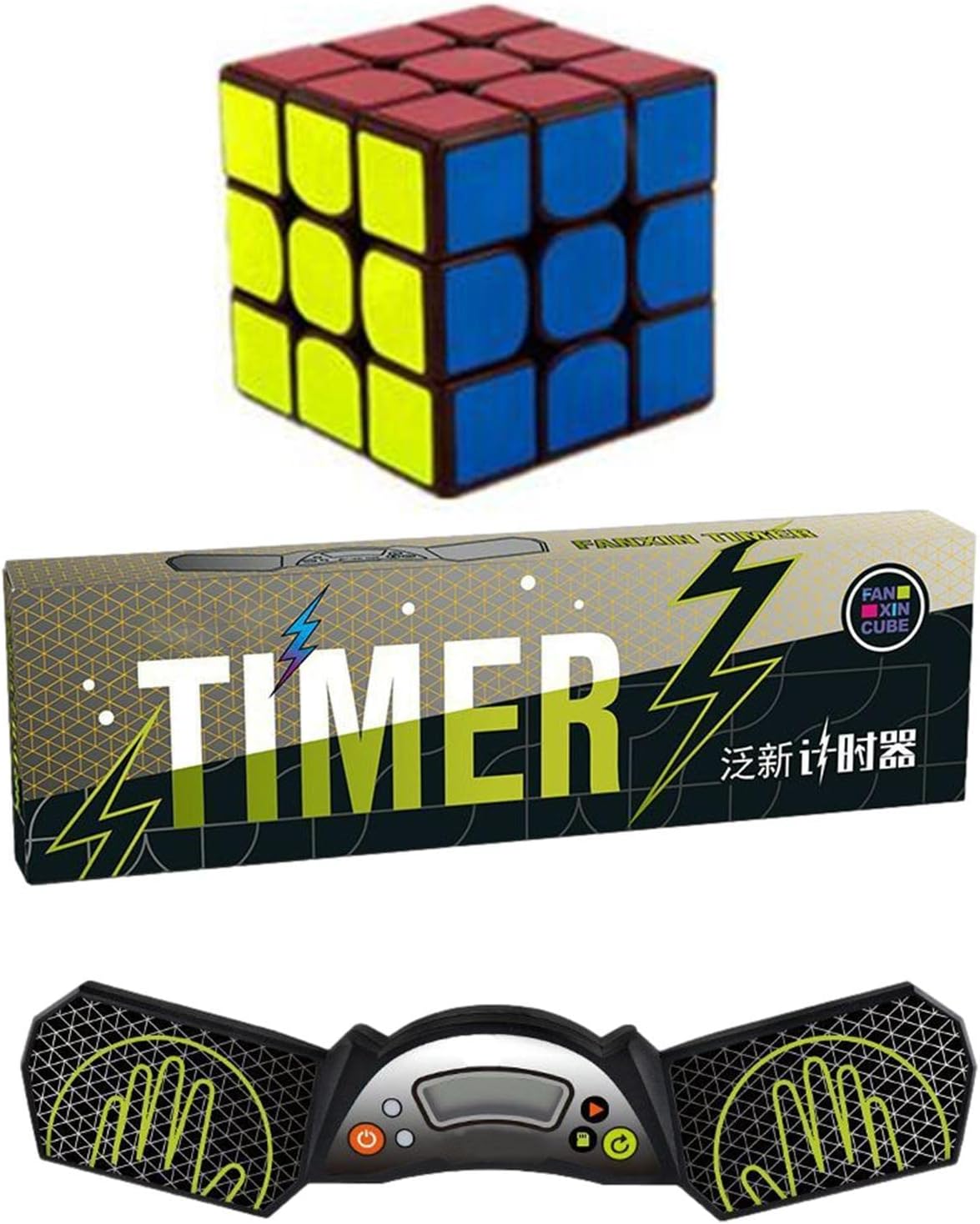Stack Mat Timers,Speed Timer, Touch Control Timer | With Display, Designed For Competitive Cubing, Endorsed By The World Cubing Association