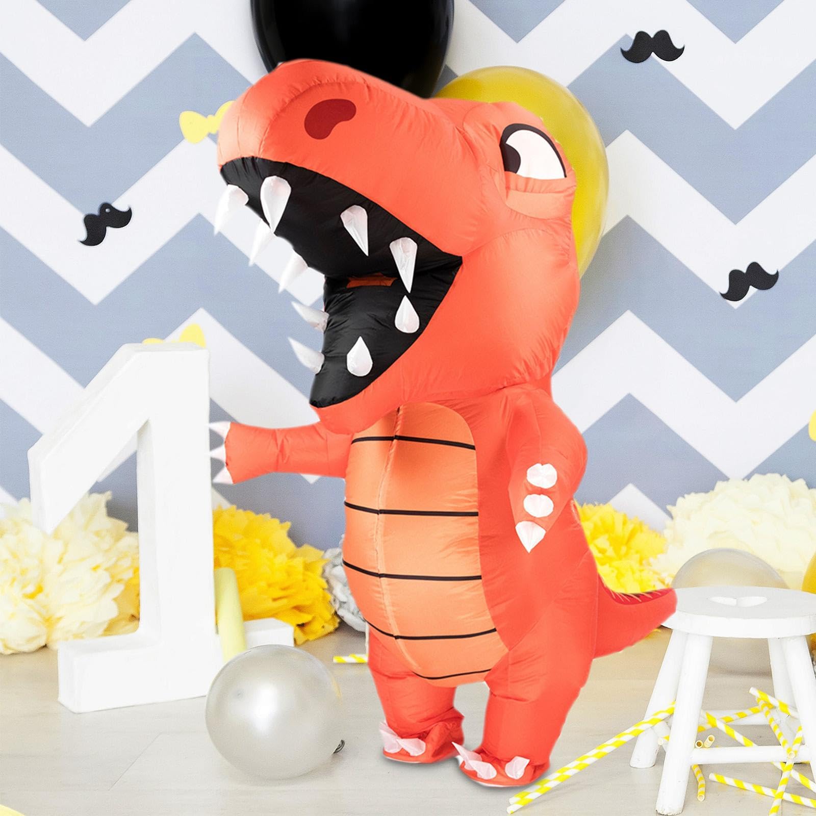 Déguisement de Dinosaure Gonflable pour Fête Costumée, Festival Ou Halloween