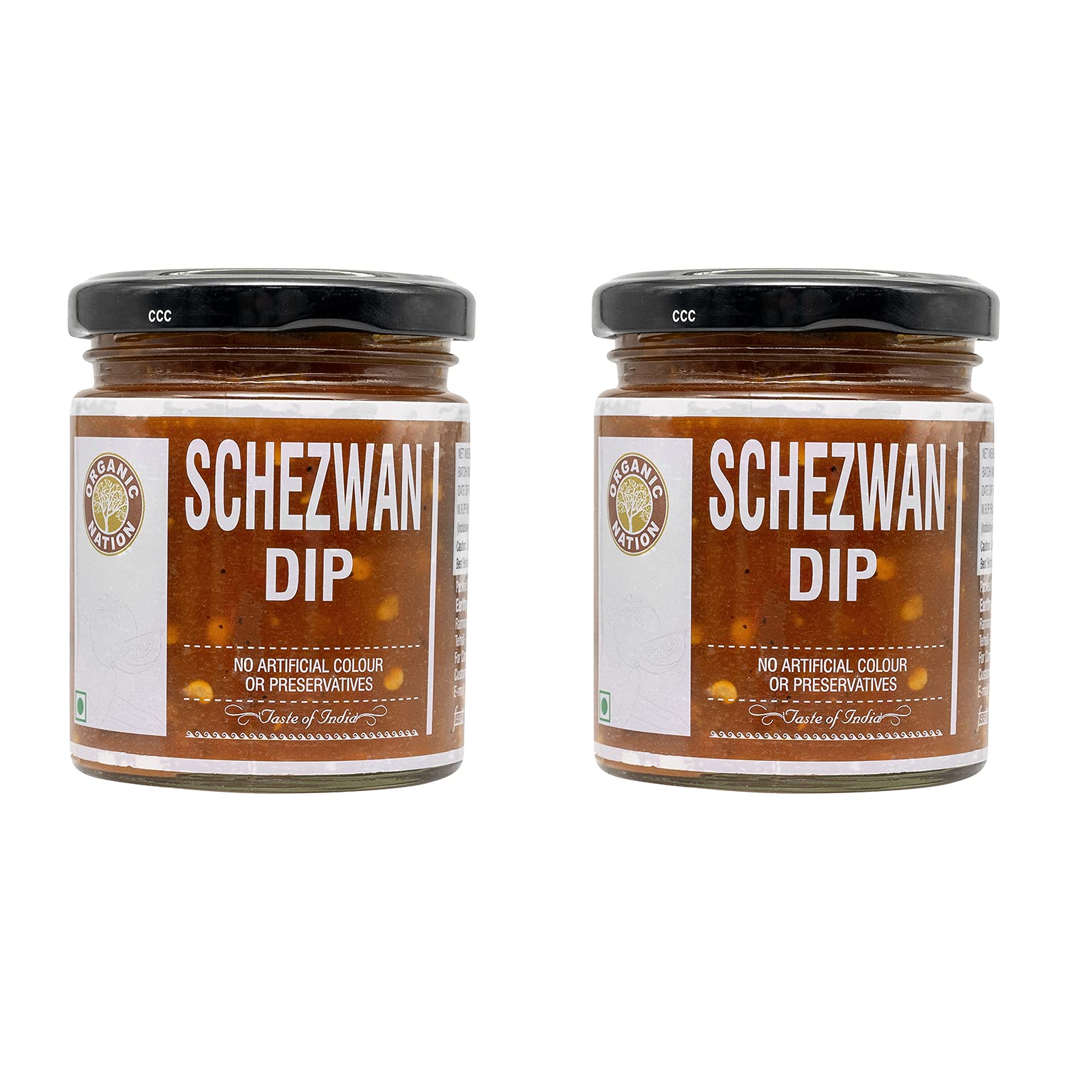 Organic Nation Schezwan Dip(Chutney)Pack Of 2