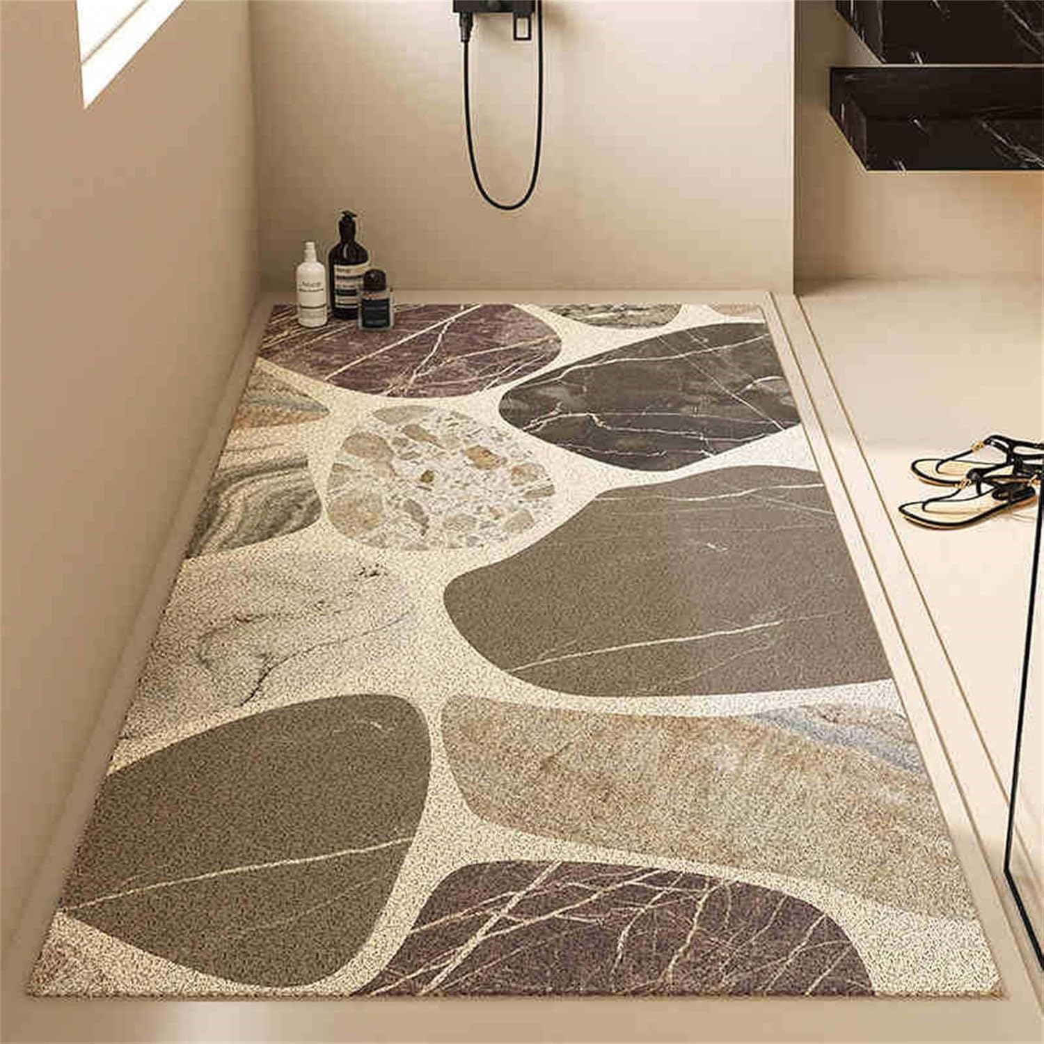 Tappetino Pietra – luffa e rapido(Marble,50X80cm)