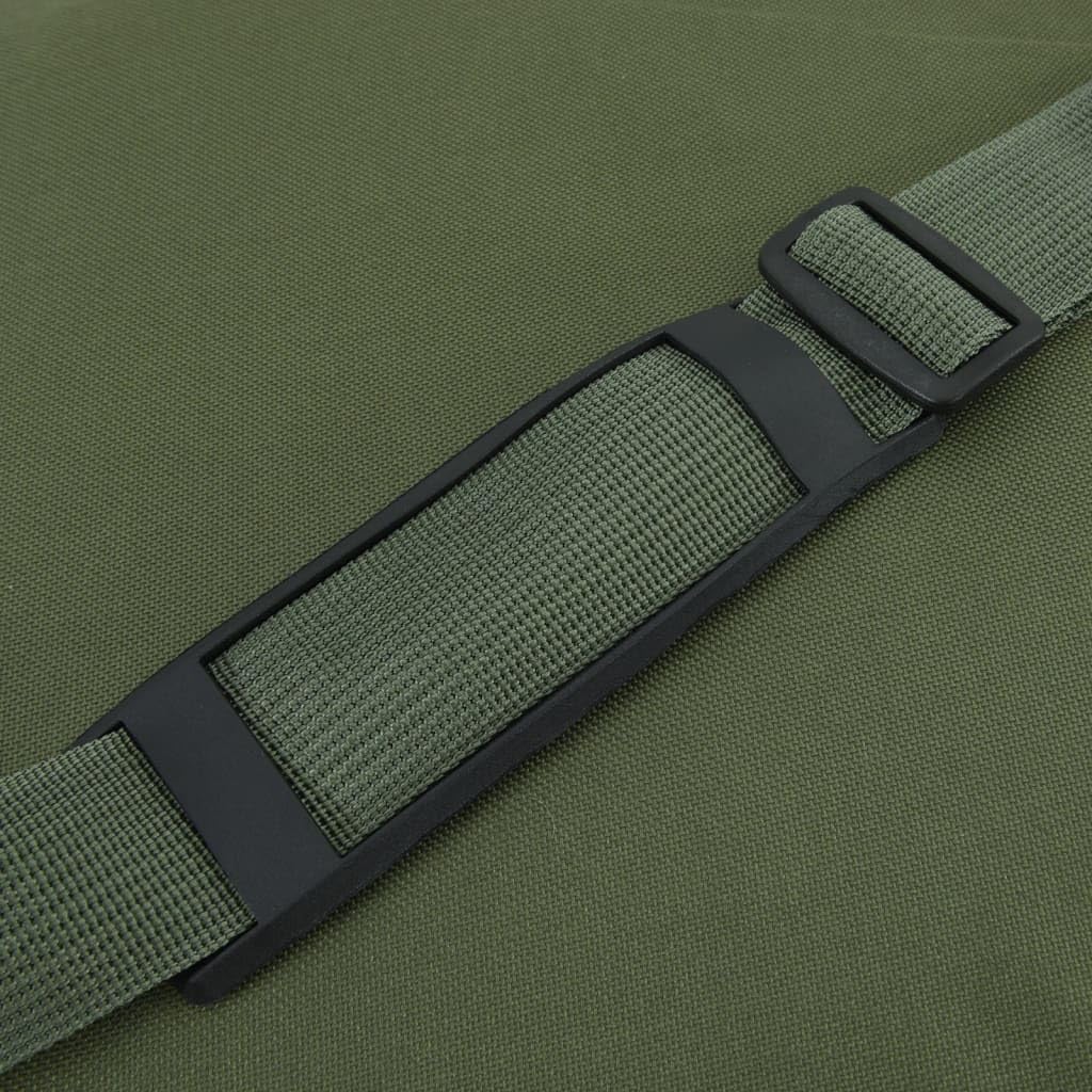 Angeltasche Wasserdicht Dunkelgrün Oxford-Gewebe mit isolierender Trennwand, 600D Oxford-Gewebe mit PVC-Beschichtung, viel Stauraum für Angelzubehör, inklusive wasserdichter