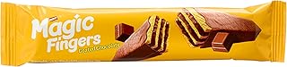 ماجيك فينجرز - ويفر مغطى بكريمة الشوكولاتة محشوة بكريمة الكاكاو، عبوة من 6 قطع