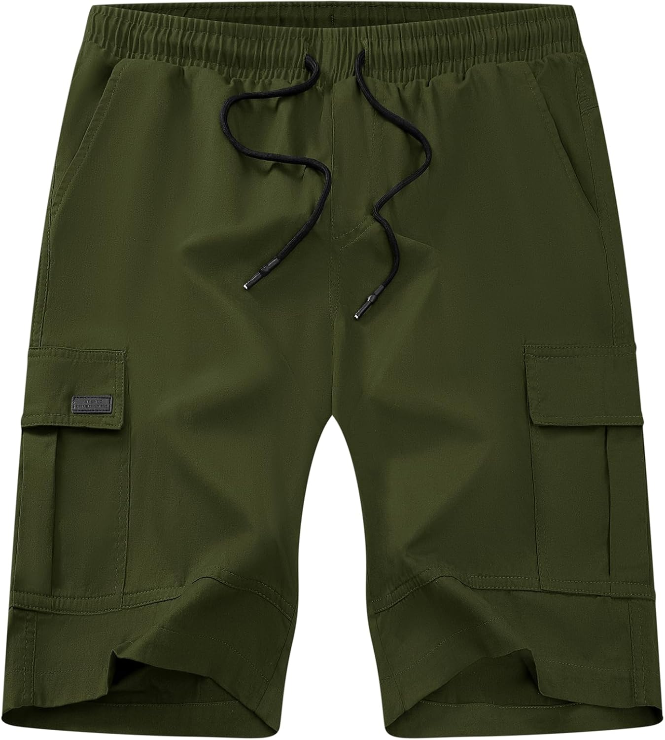 YOURS - Cargoshort van katoen met elastische tailleband in steenkleur YOURS - Cargoshort van katoen met elastische tailleband in steenkleur