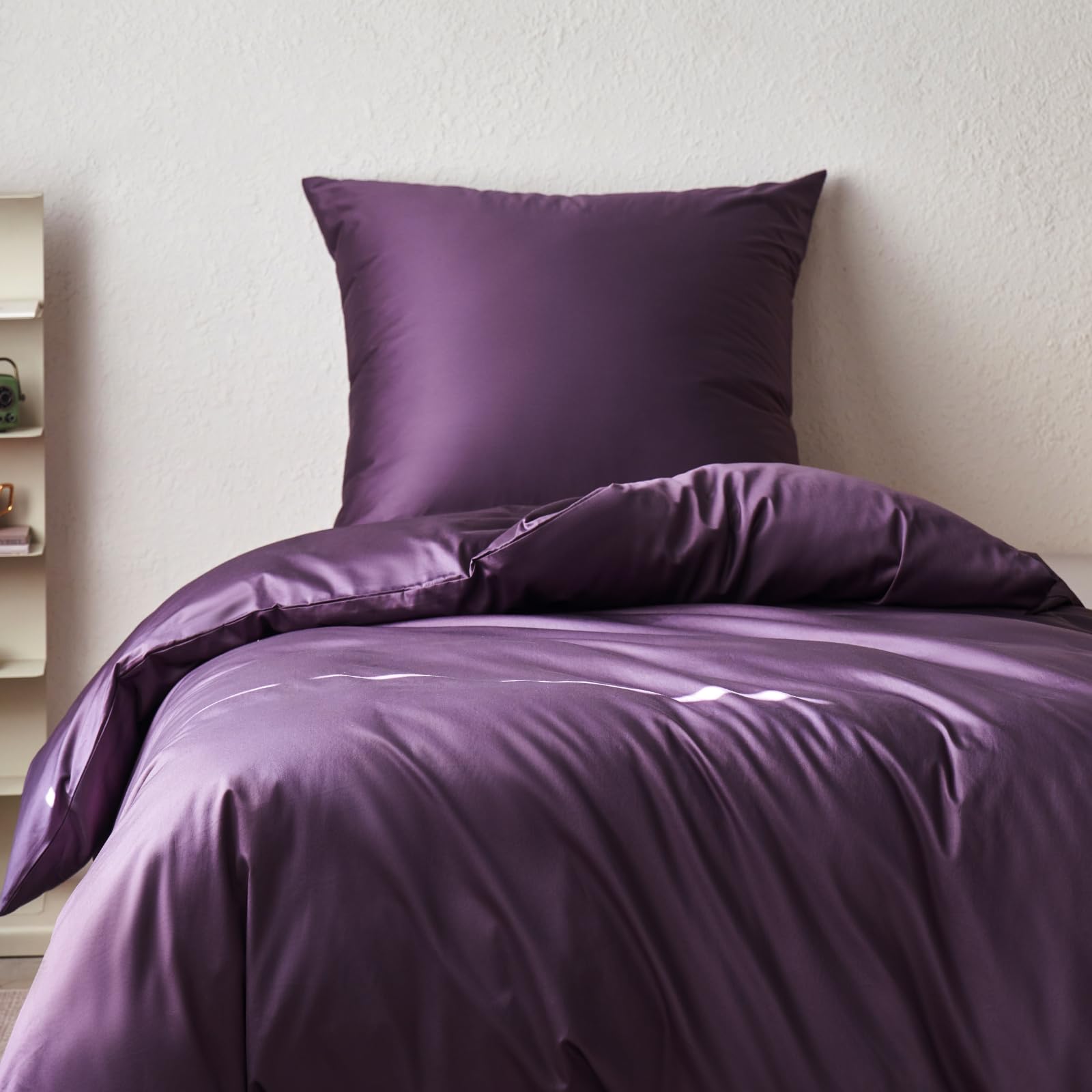 Parure de lit 135 x 200 avec fermeture éclair pratique en coton