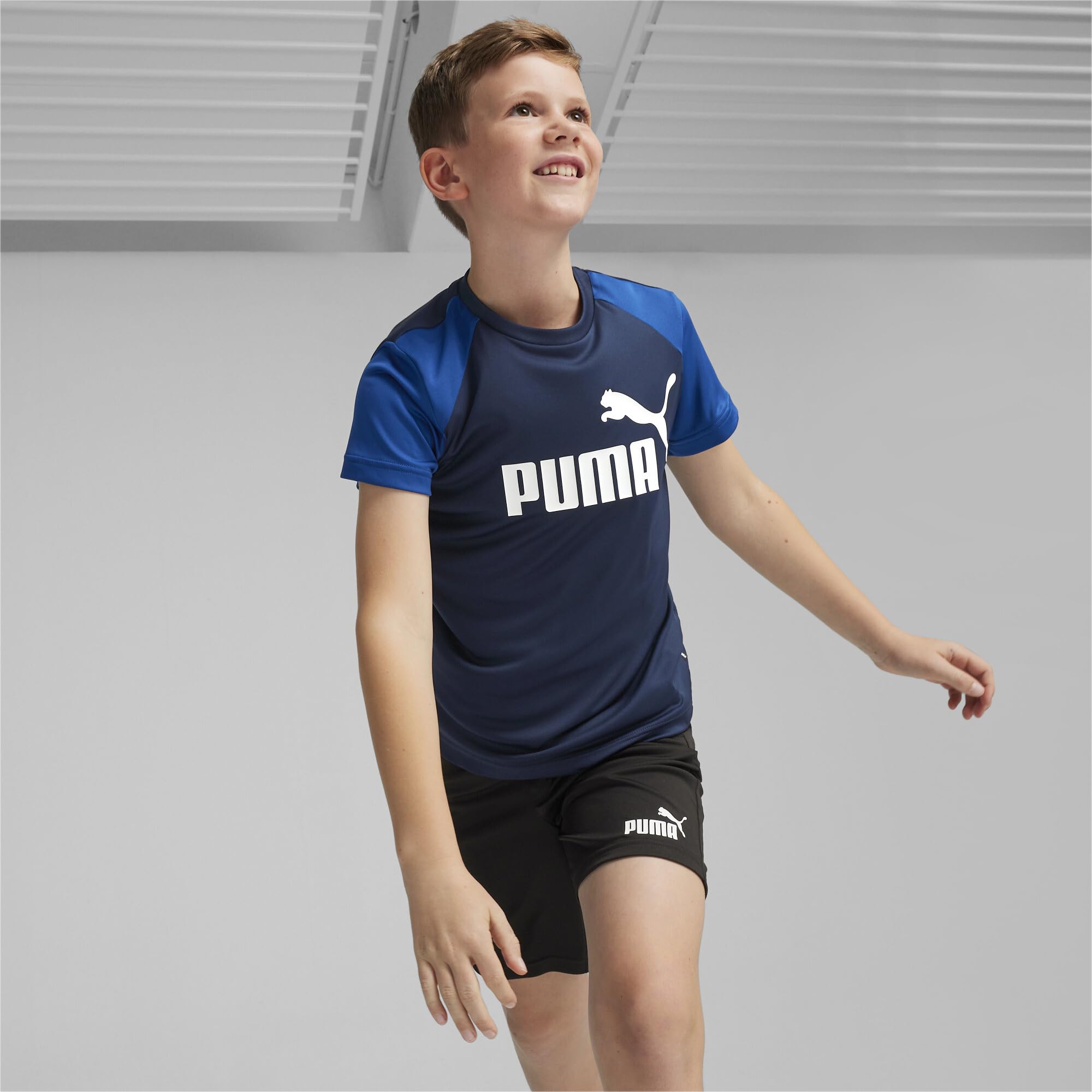 PUMA Jungen Kurzes Polyester-set B Jogginganzug