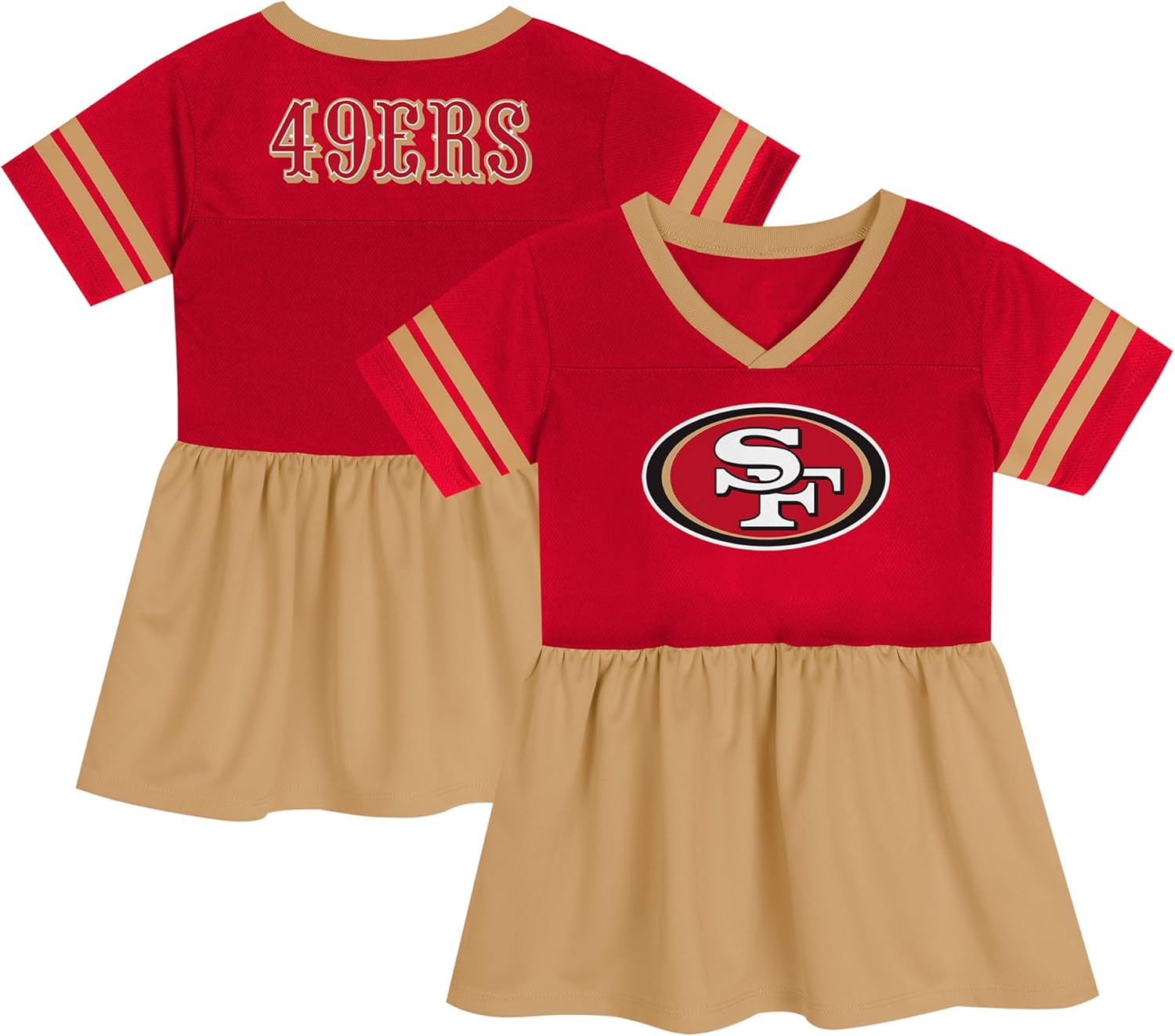 Girls Toddler NFL Stadium Lights Fashion Jersey Dress